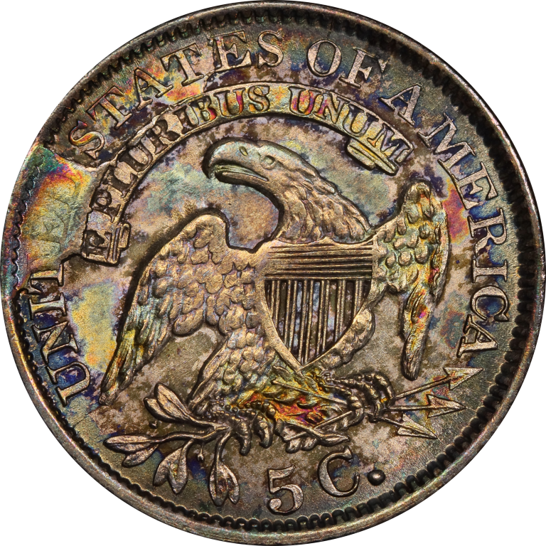 1836 LM-1.2 MS63 PCGS-CAC Reverse