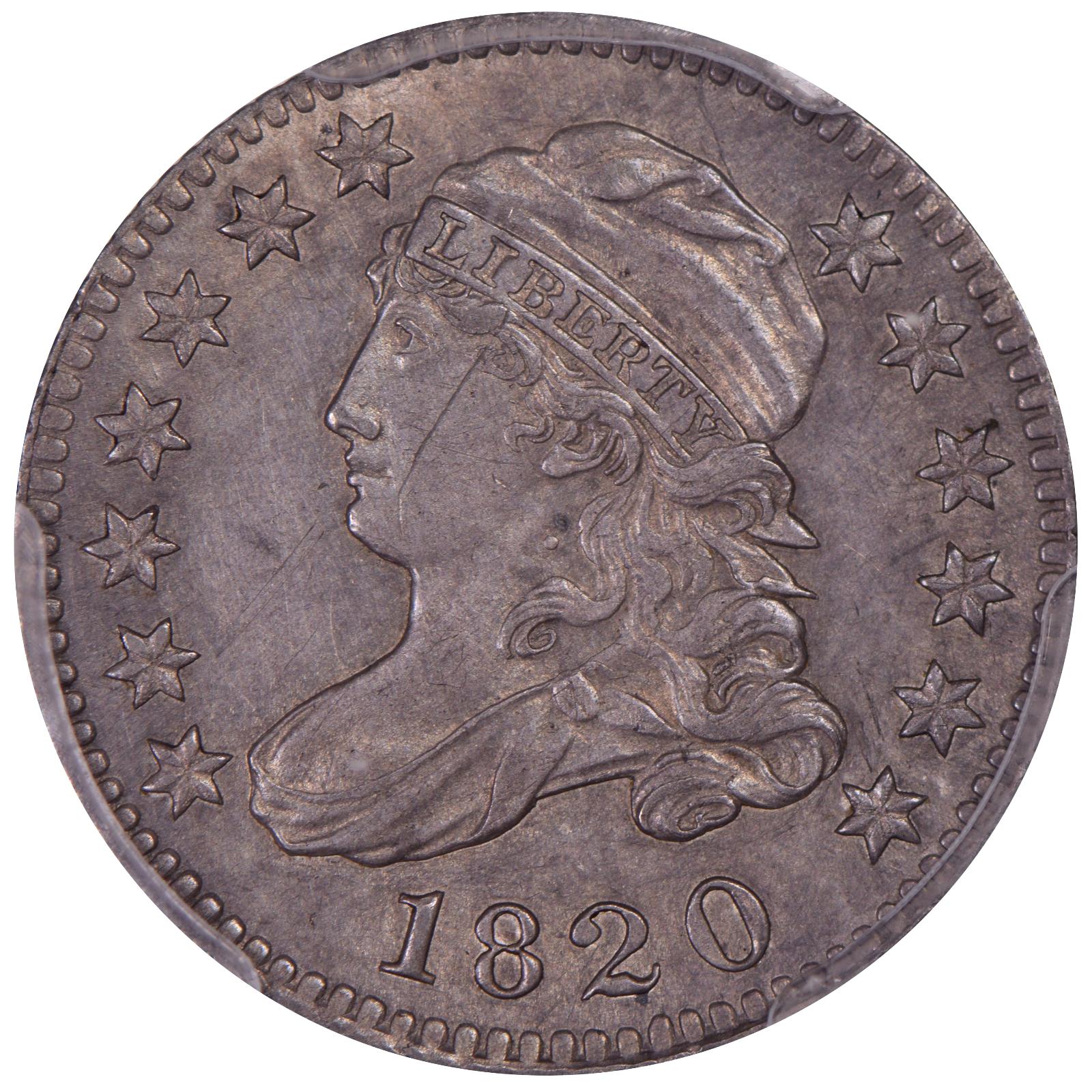1820 JR-7 AU Det 81179057 Obverse