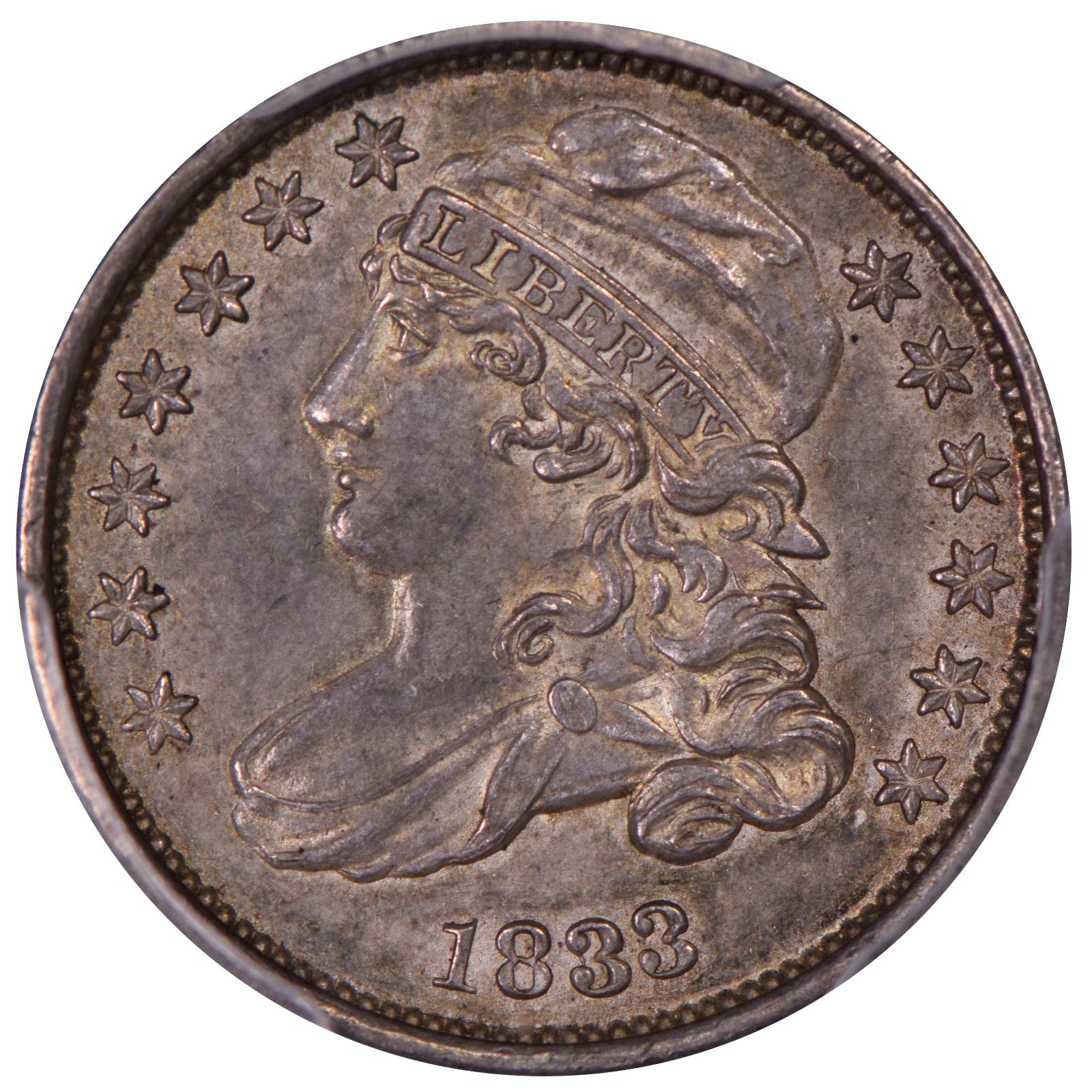 1833 JR-7 P62C 32406886 Obverse
