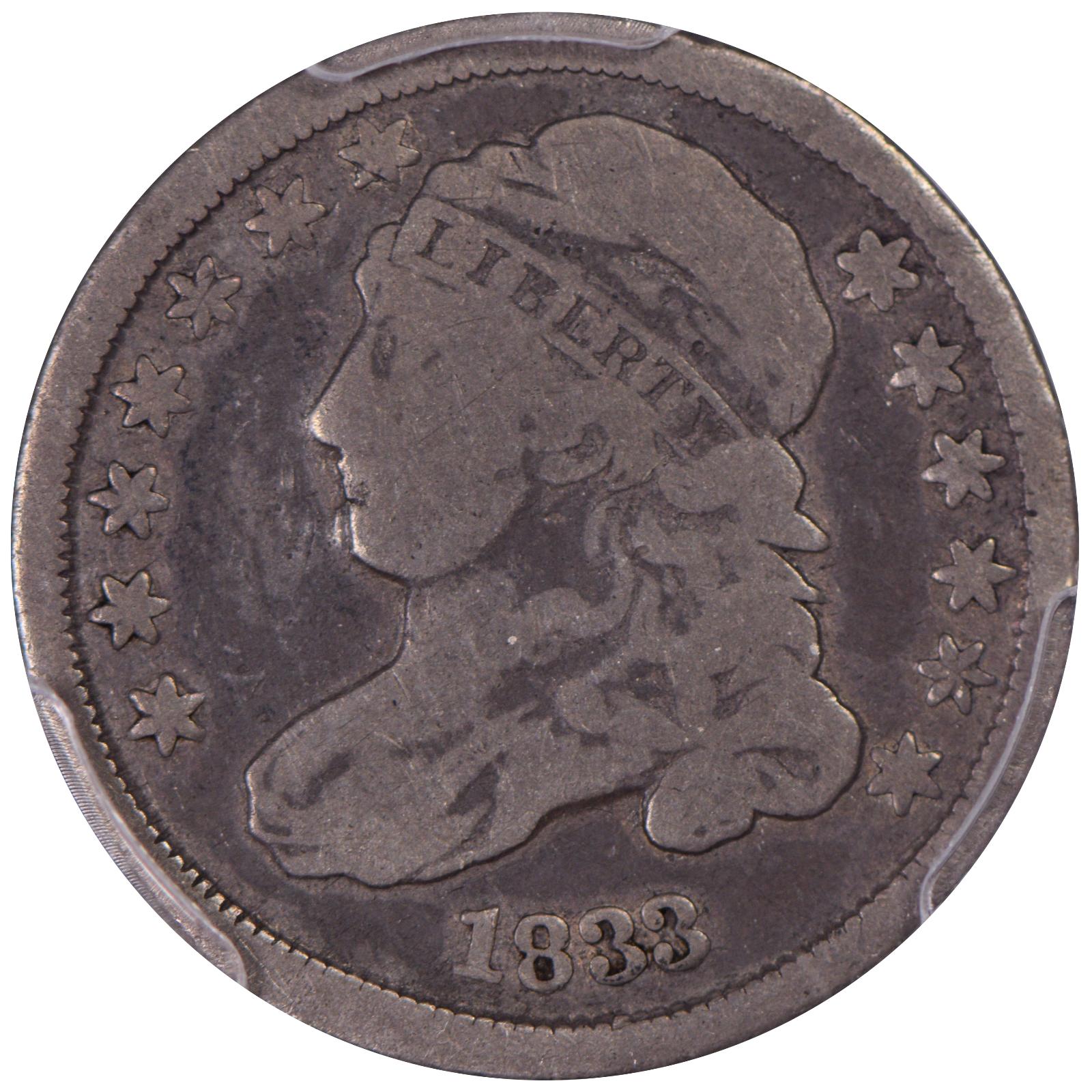 1833 JR-9 P06 51001748 Obverse