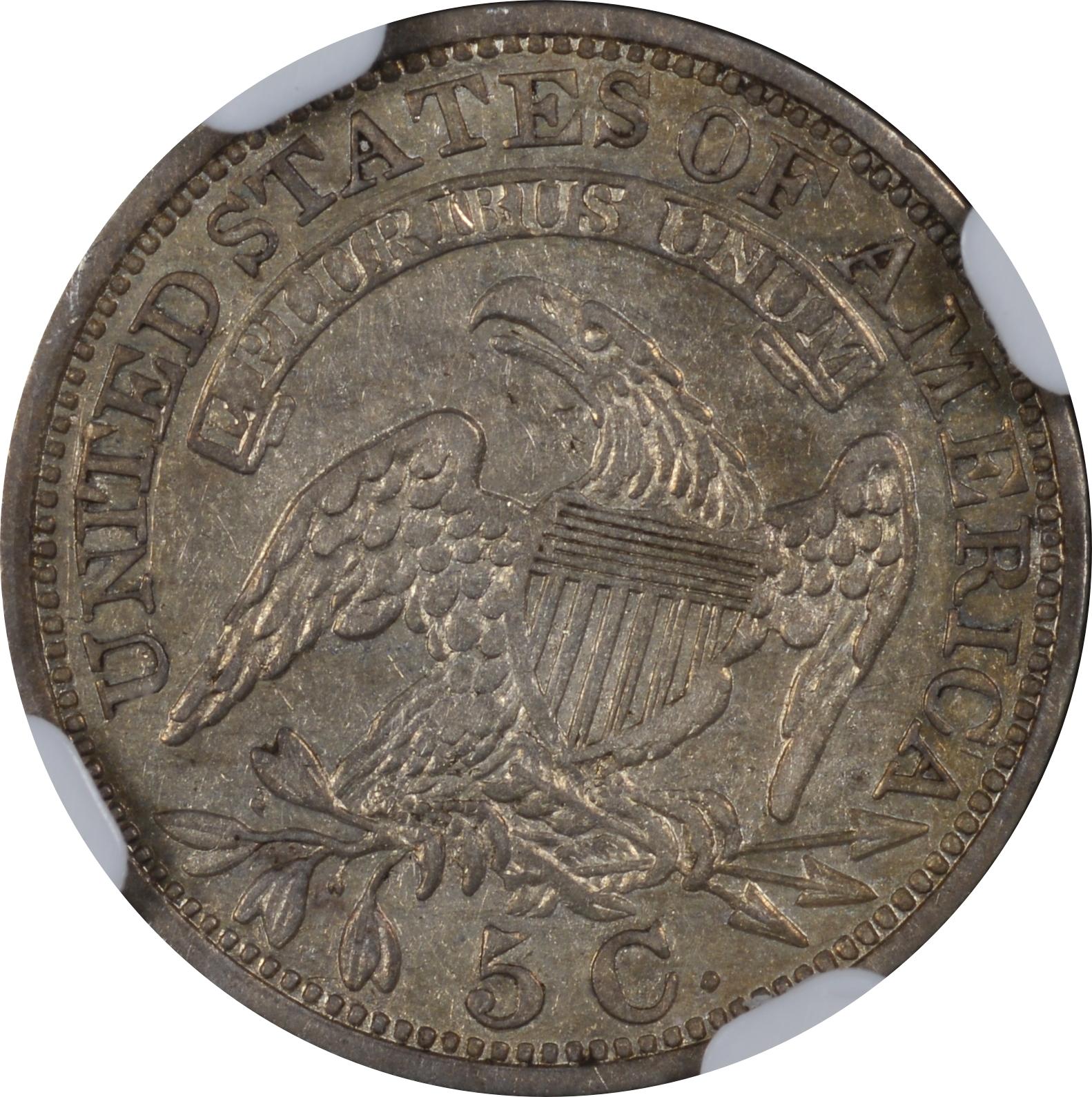 1829 LM-10 NGC AU-50 3520696-006 Reverse
