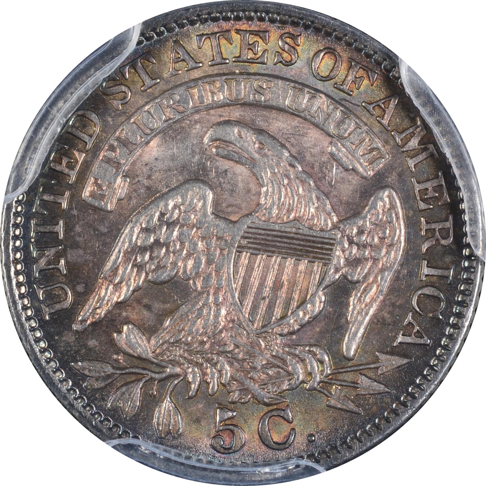 1829 LM-16.1 MS-62 PCGS 34771868 Reverse