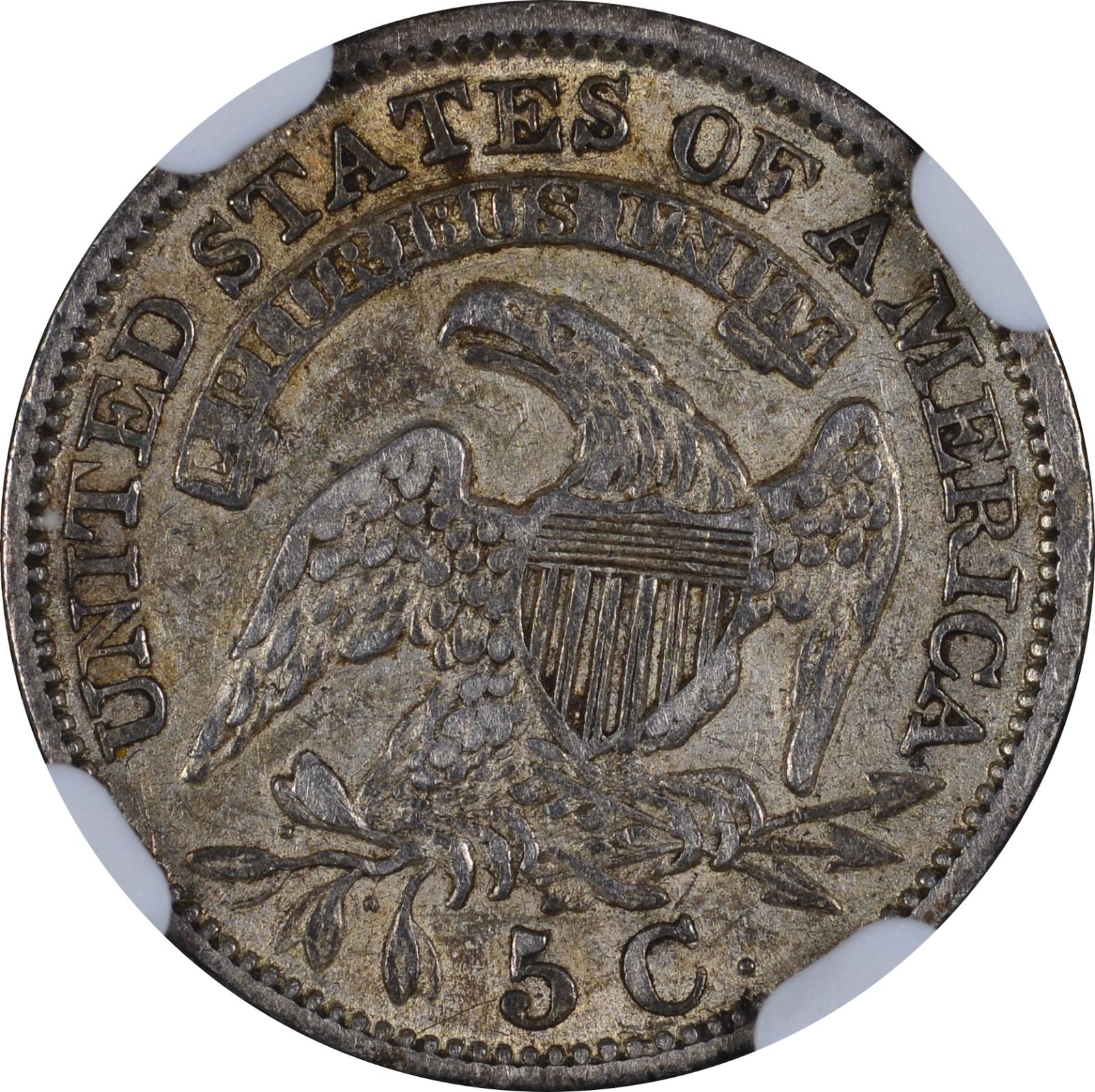 1829 LM-18 NGC XF-40 CAC 6062434-002 Reverse