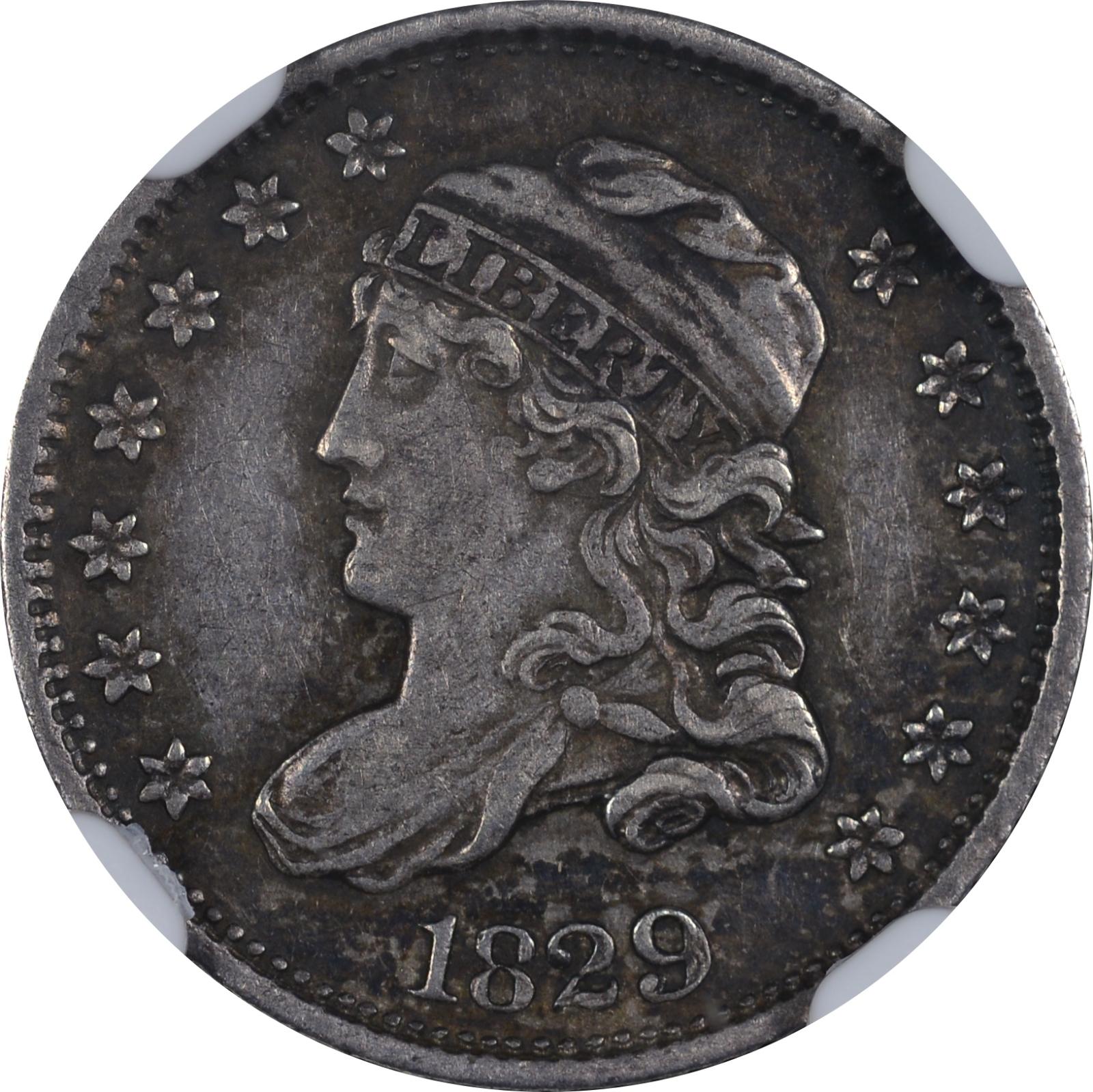 1829 LM-4 NGC AU-50 6062255-009 Obverse