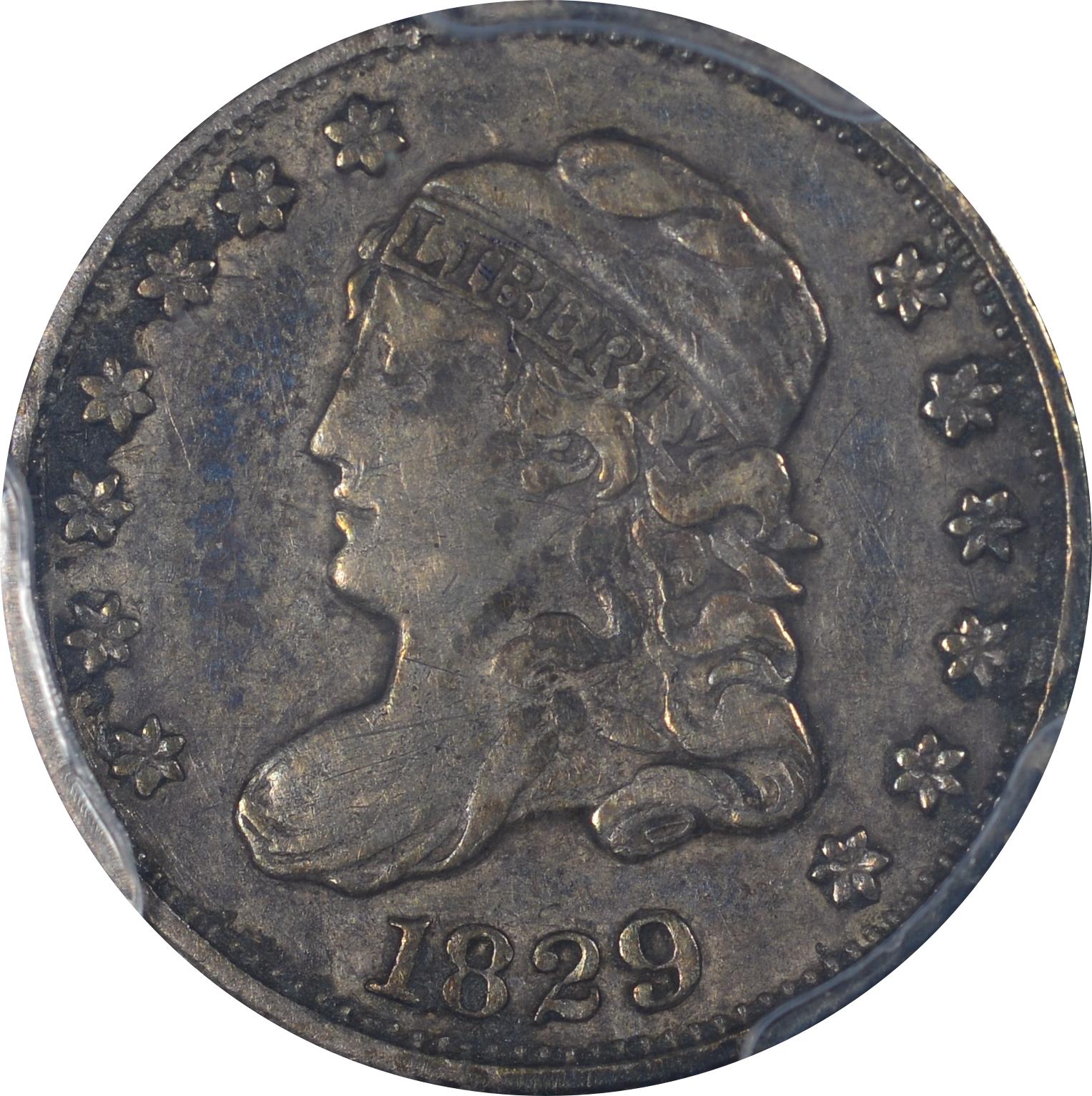 1829 LM-7.3 PCGS VF-35 CAC 8266649 Obverse