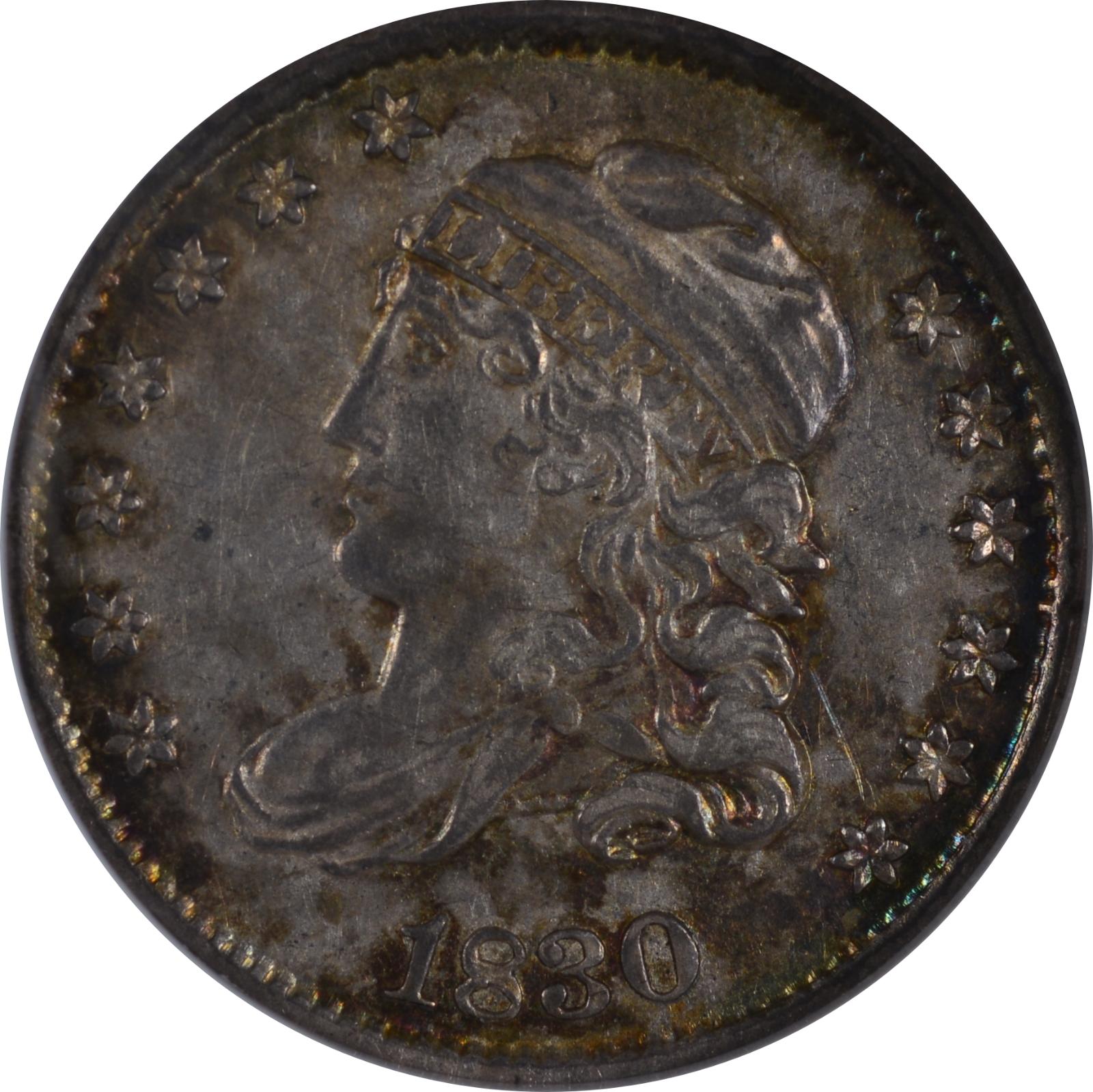 1830 LM-12 AU-58 CAC NGC 1892920-001 Obverse