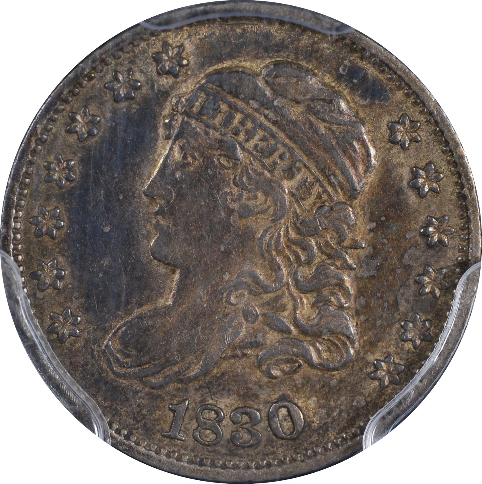 1830 LM-3 AU-50 CAC PCGS 27829846 Obverse