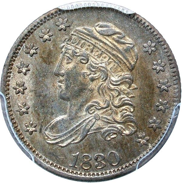 1830 LM-9.1 PCGS MS-62 43676869 Obverse