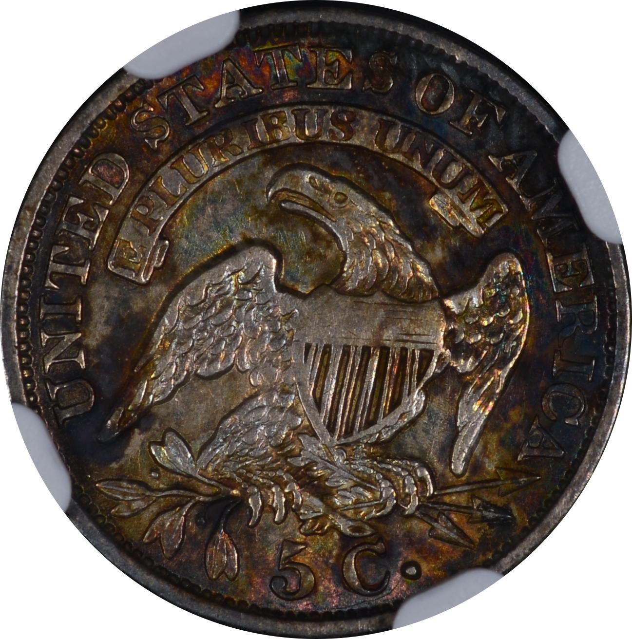 1832 LM-12 NGC AU-58 CAC 4664078-002 Reverse