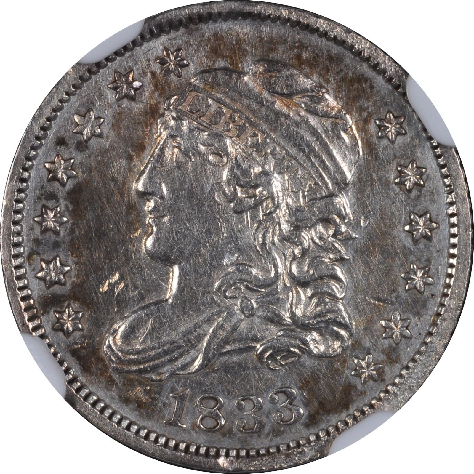 1833 LM-2 NGC AU-Det-Bent 6062379-004 Obverse