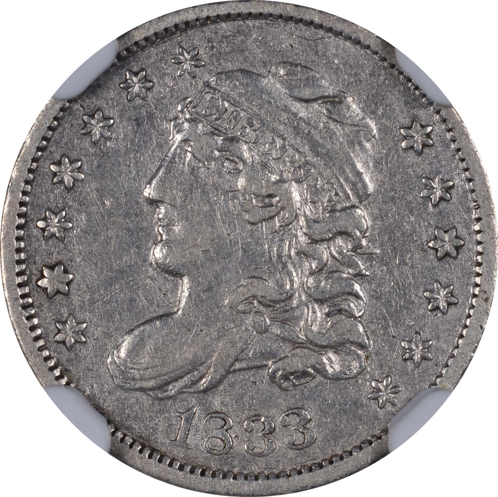 1833 LM-6 NGC AU-Det-Cleaned 6062434-007 Obverse