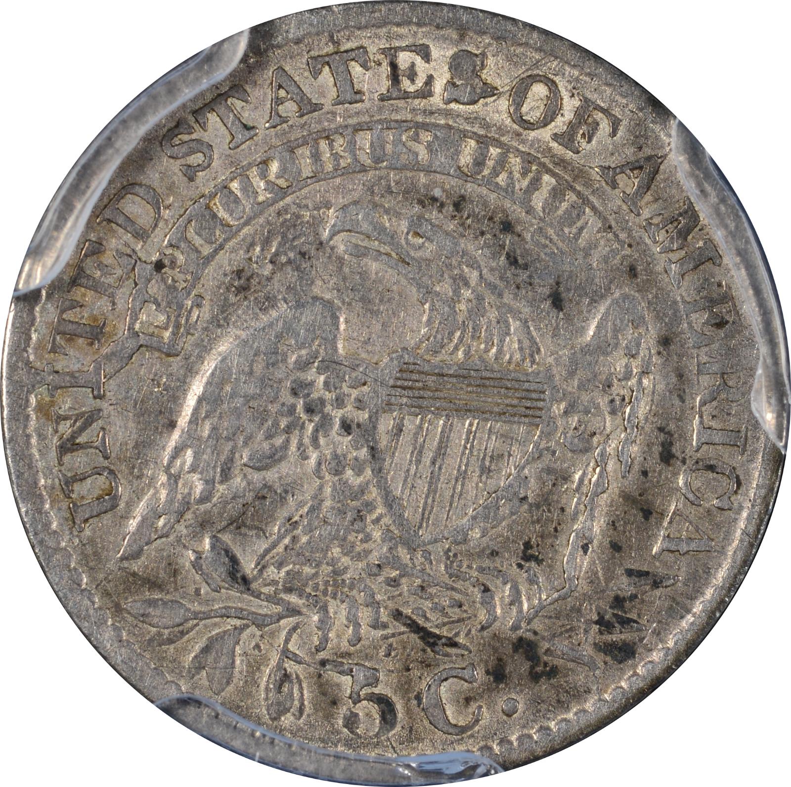 1835 LM-1 Cud PCGS VF-Det-Bent 53919082 Reverse