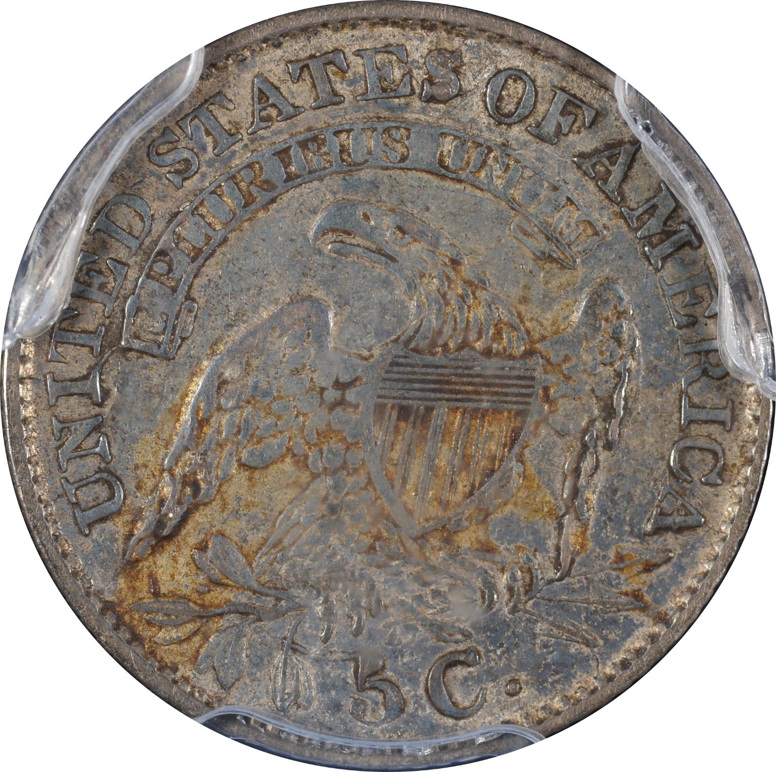 1835 LM-1 PCGS AU-50 CAC 30173793 Reverse