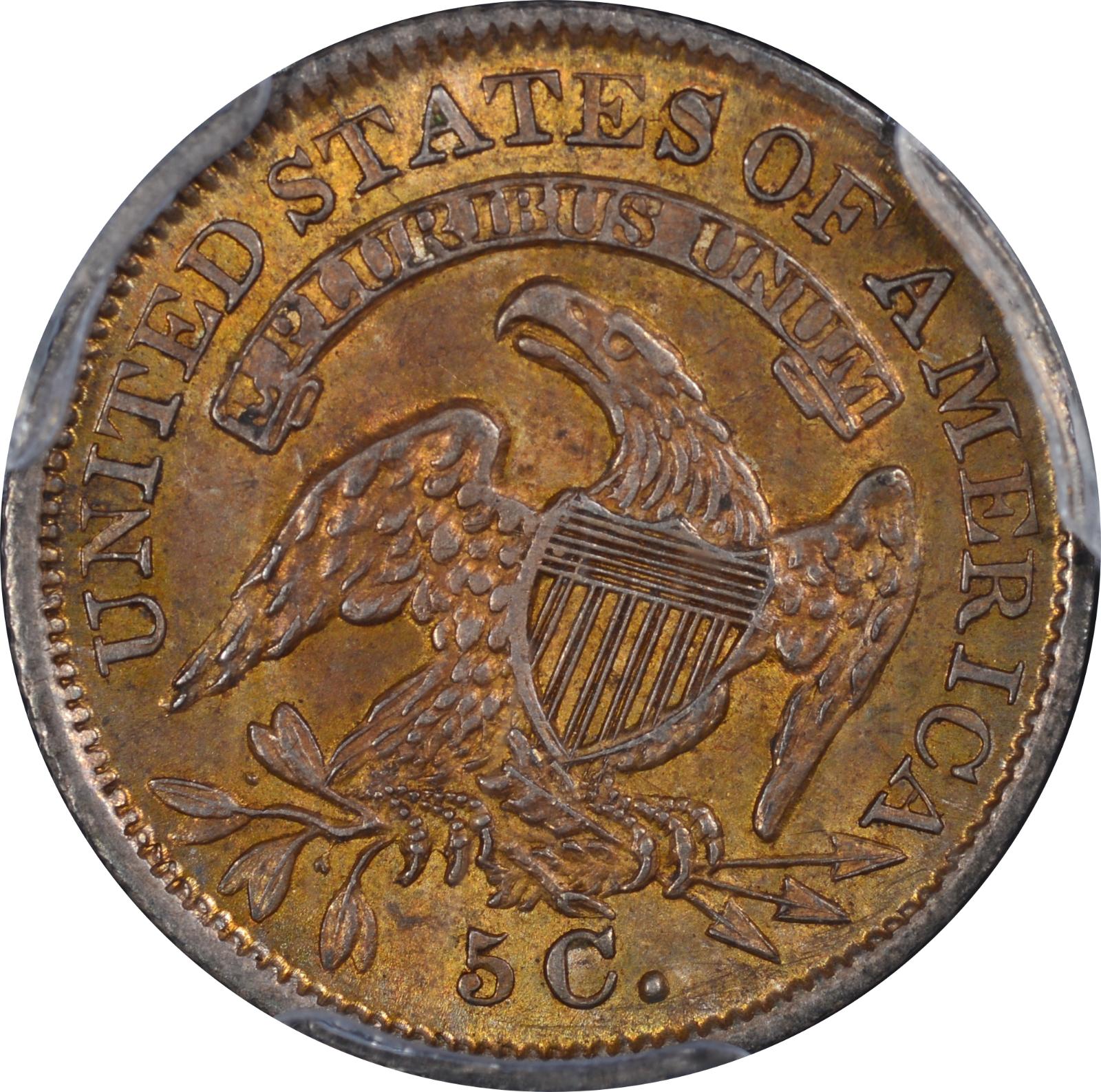 1835 LM-10 MDS PCGS MS-64 CAC 43780986 Reverse