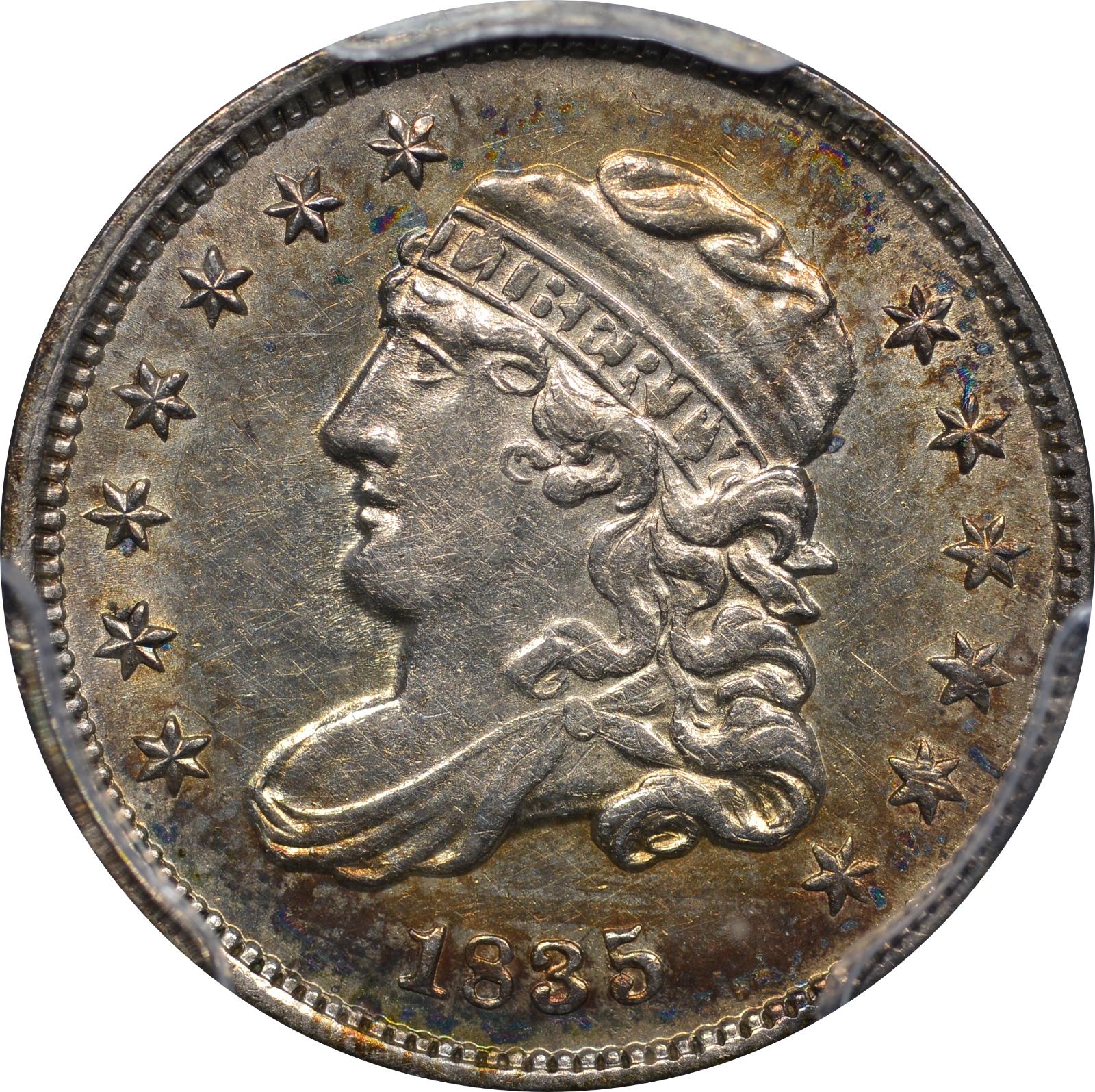 1835 LM-11 PCGS AU-55 41400998 Obverse
