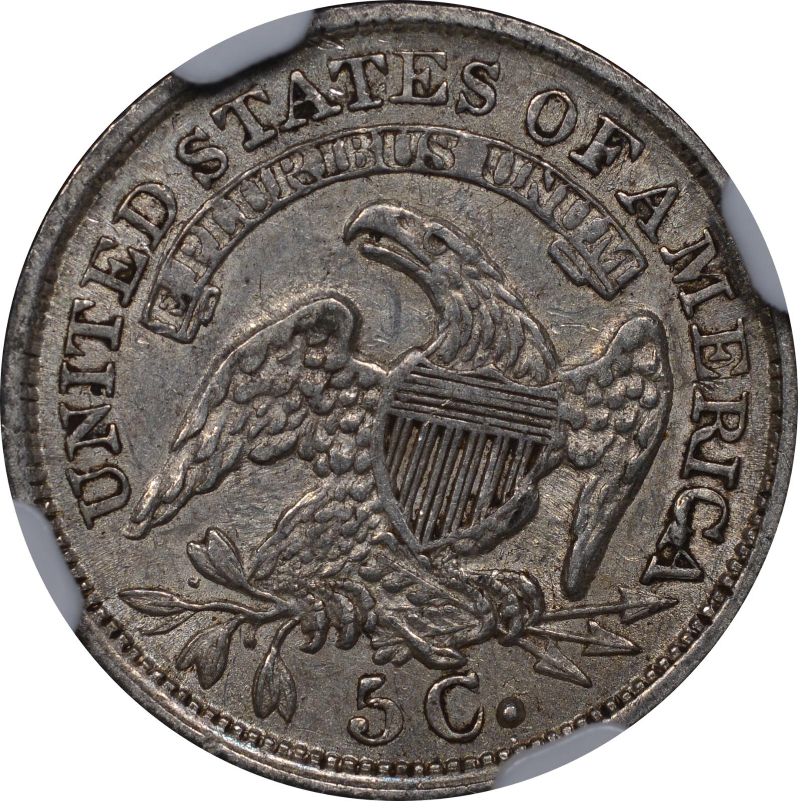 1835 LM-3 NGC AU-53 CAC 3657364-005 Reverse