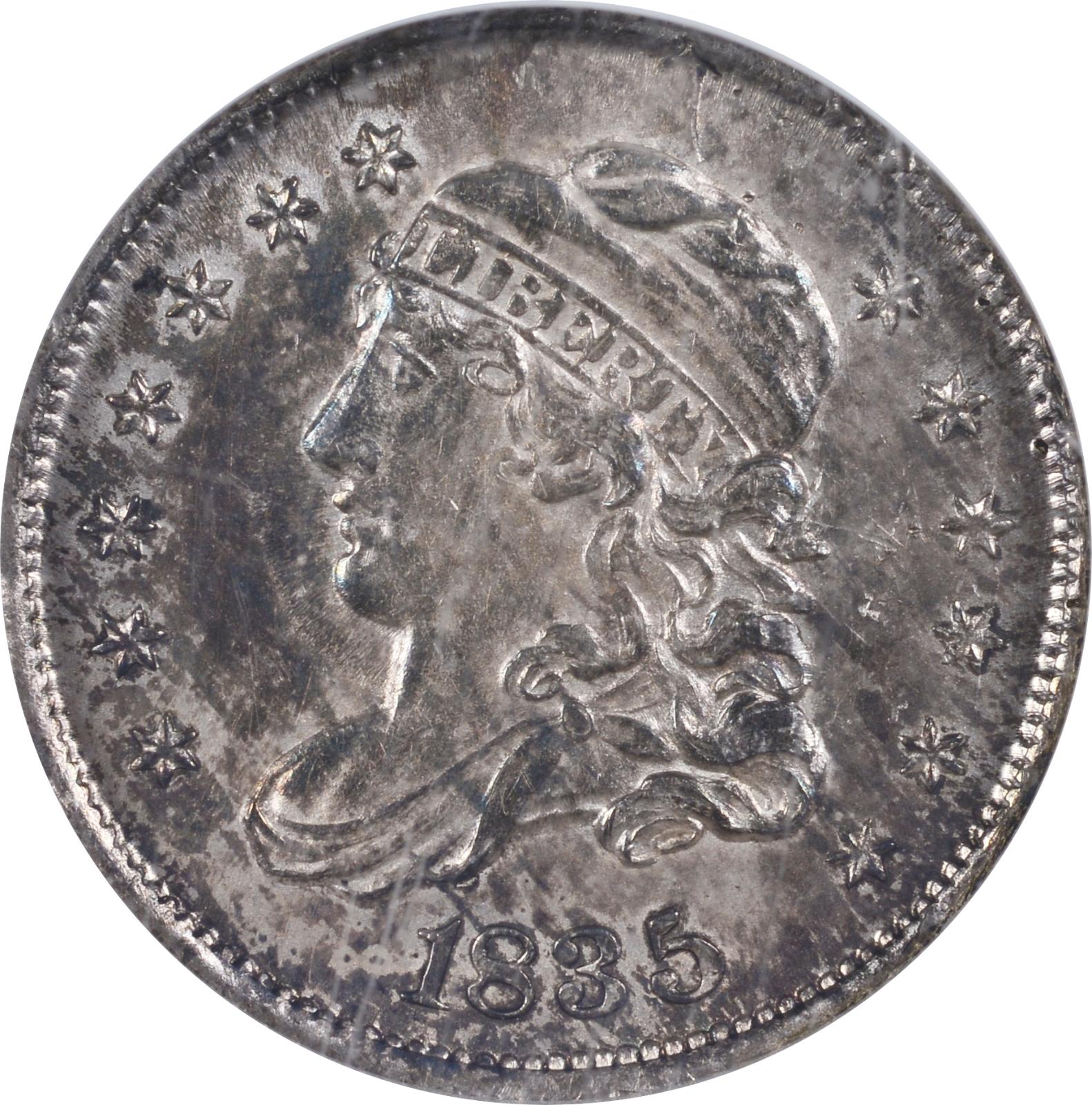 1835 LM-7 NGC MS-62 2508477-005 Obverse