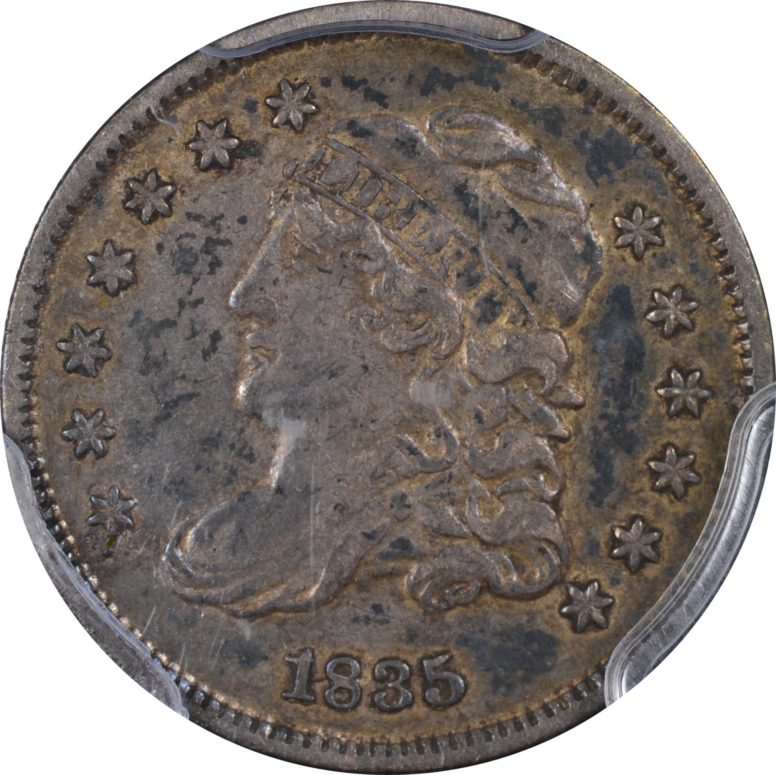 1835 LM-8.1 LDS PCGS XF-40 CAC 27892763 Obverse