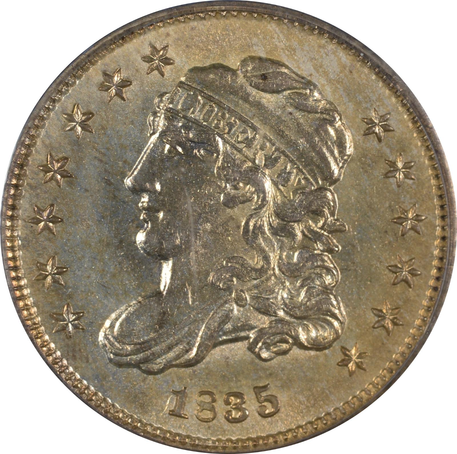 1835 LM-9.2 EDS PCGS MS-63 1600053 Obverse