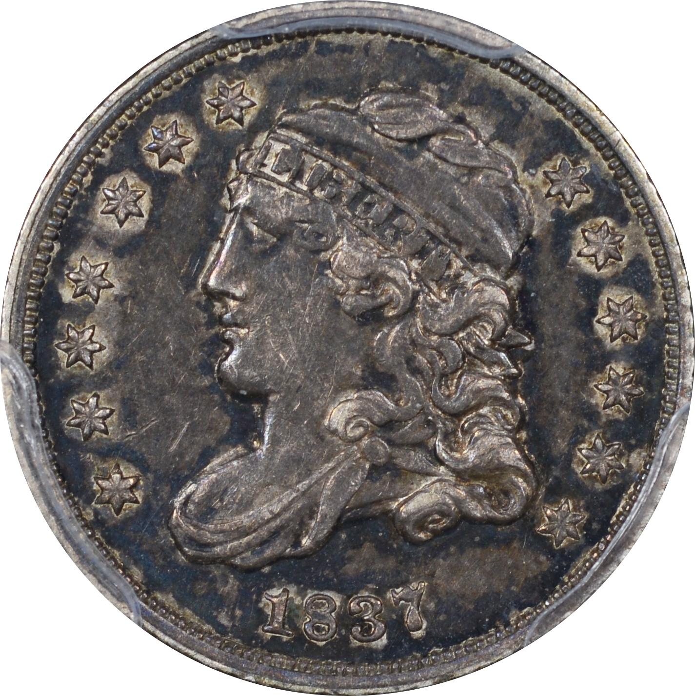 1837 LM-1 LDS PostLap PCGS AU-50 28713210 Obverse