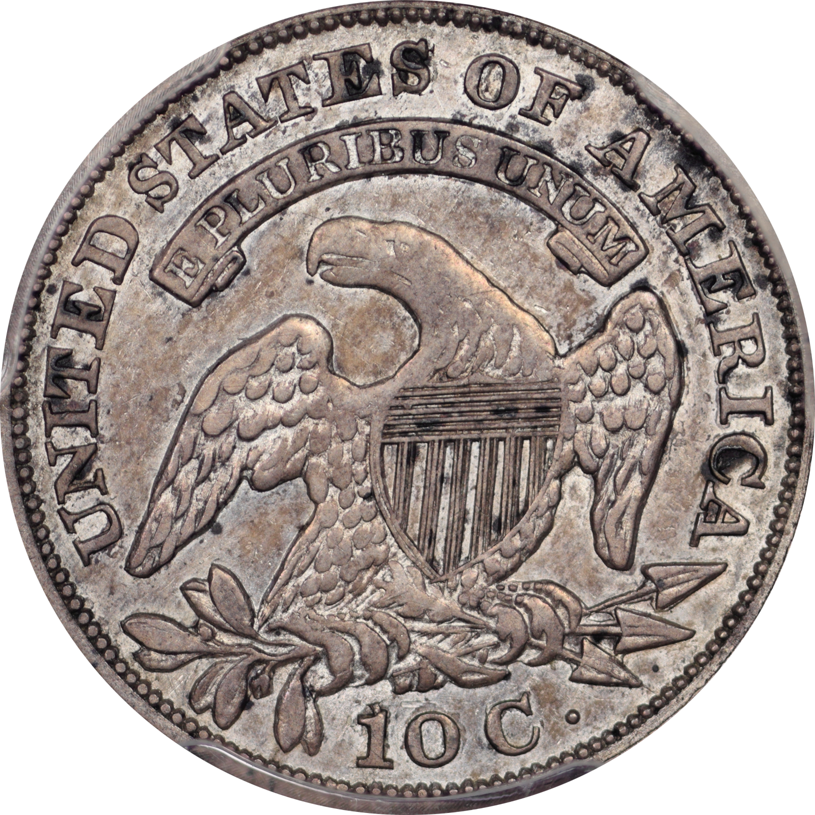 1829 JR-9 AU50 PCGS 32599612 Reverse