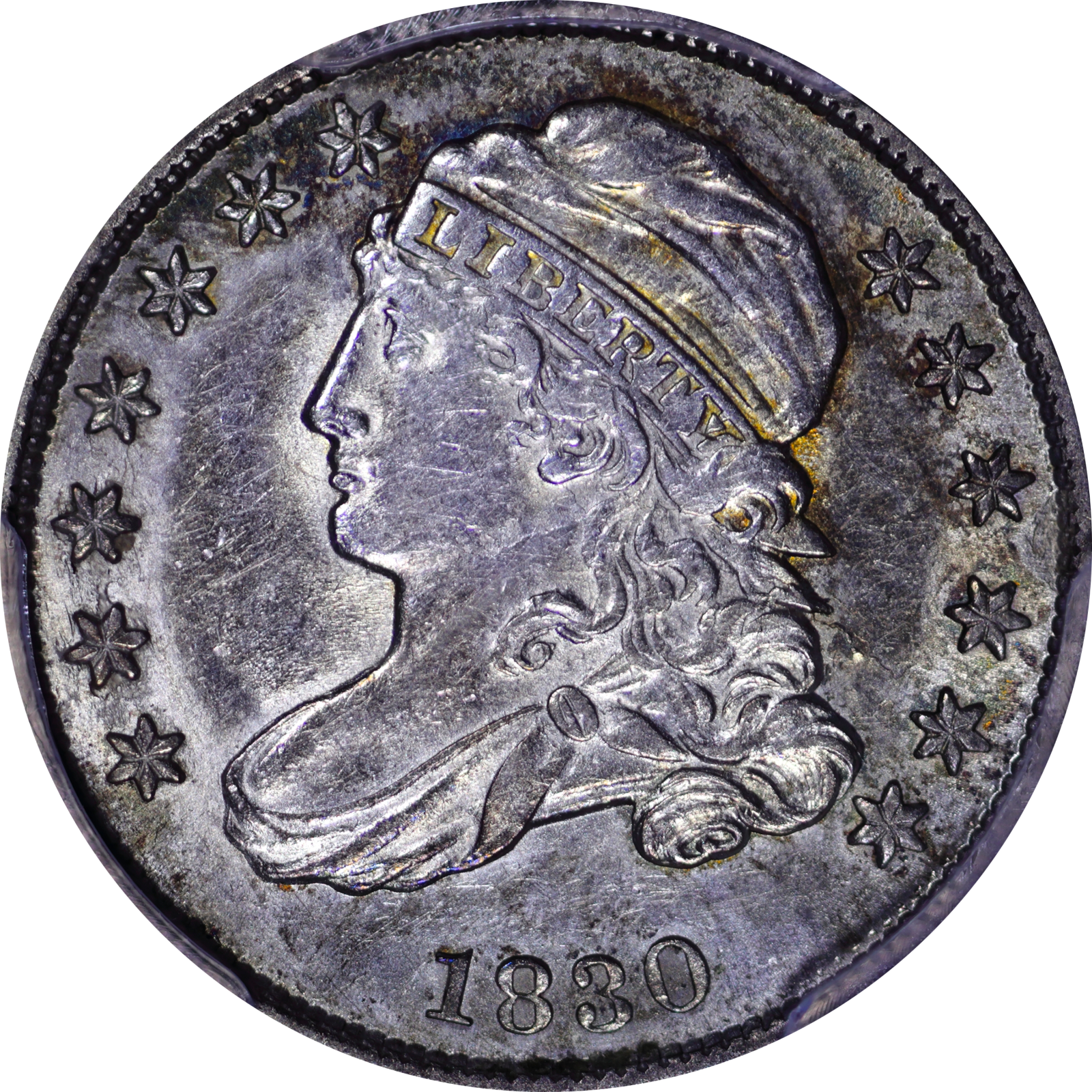 1830 JR-7 AU53 PCGS 44783118 Obverse