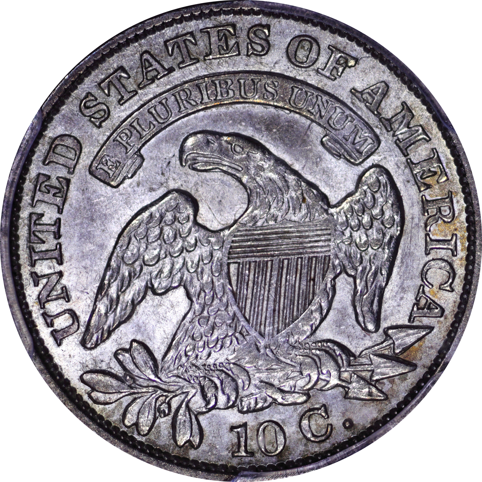 1830 JR-7 AU53 PCGS 44783118 Reverse