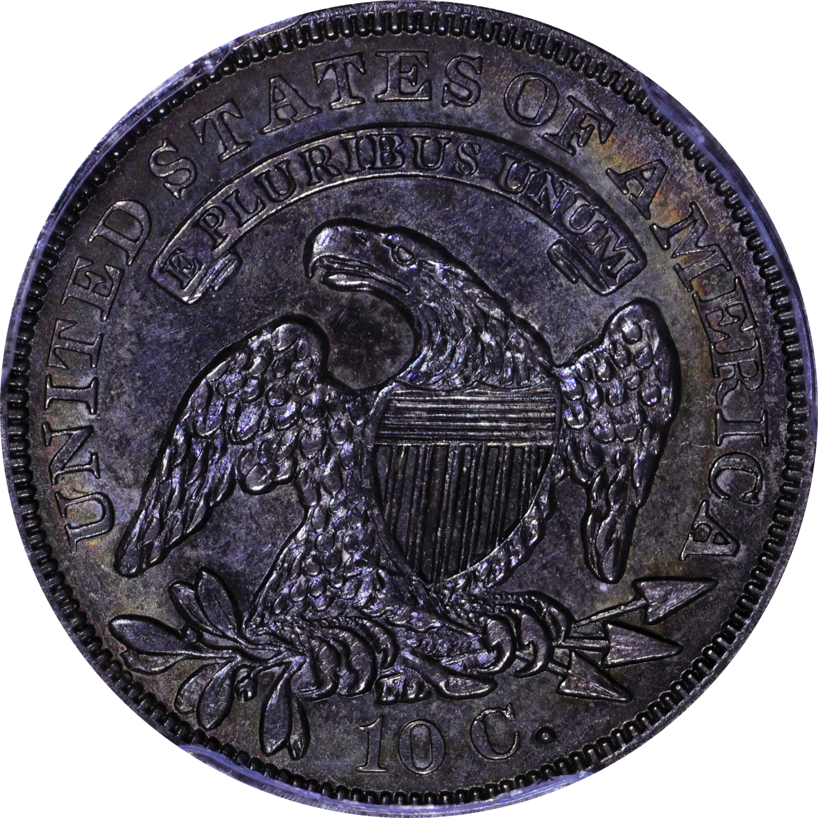 1837 JR-3 AU55 PCGS 57270319 Reverse