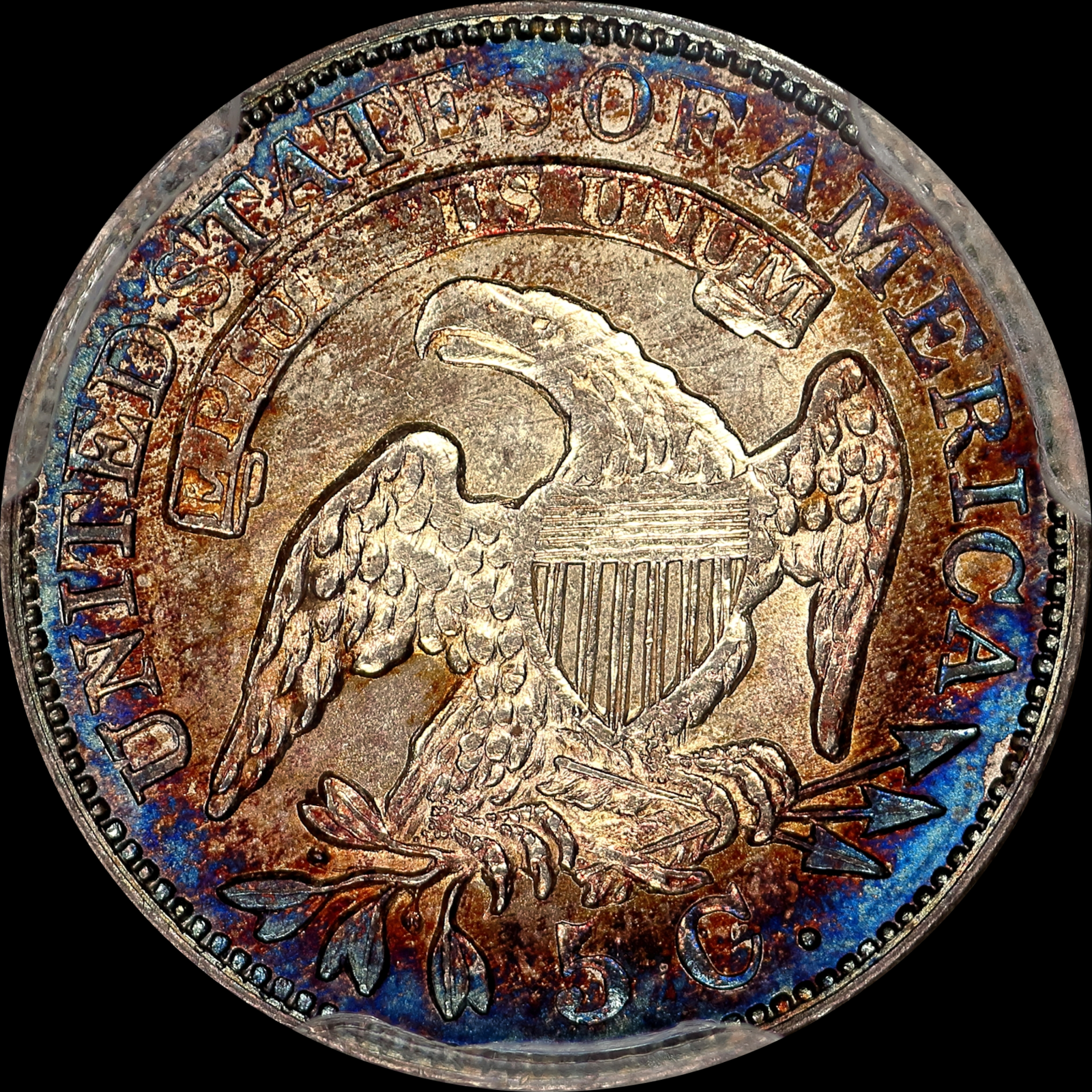 1829 LM-15.1 MS61 PCGS 85797894 Reverse