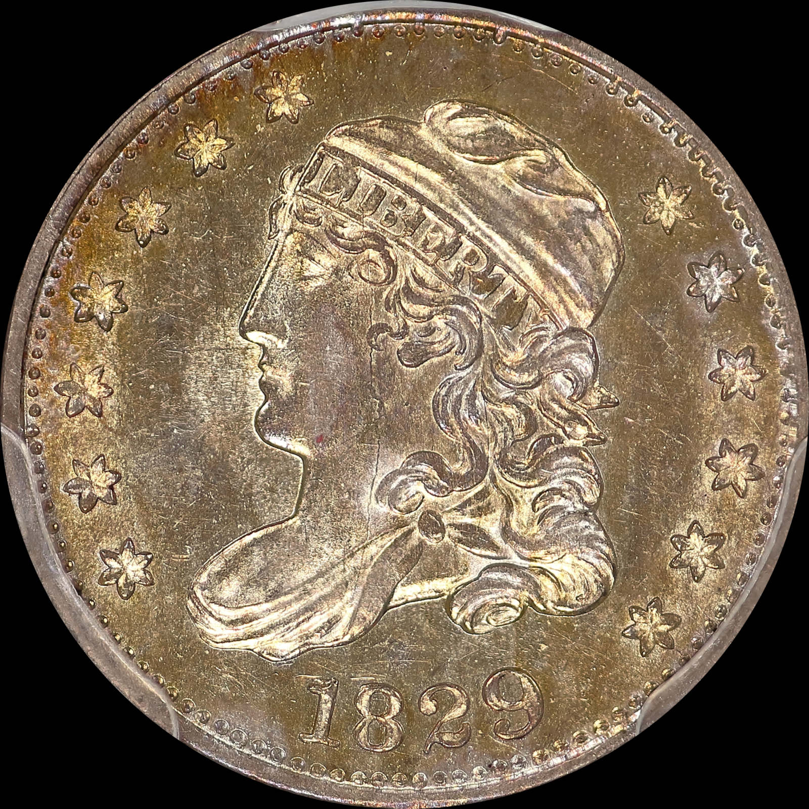 1829 LM-15.2 MS63 PCGS 2490790 Obverse