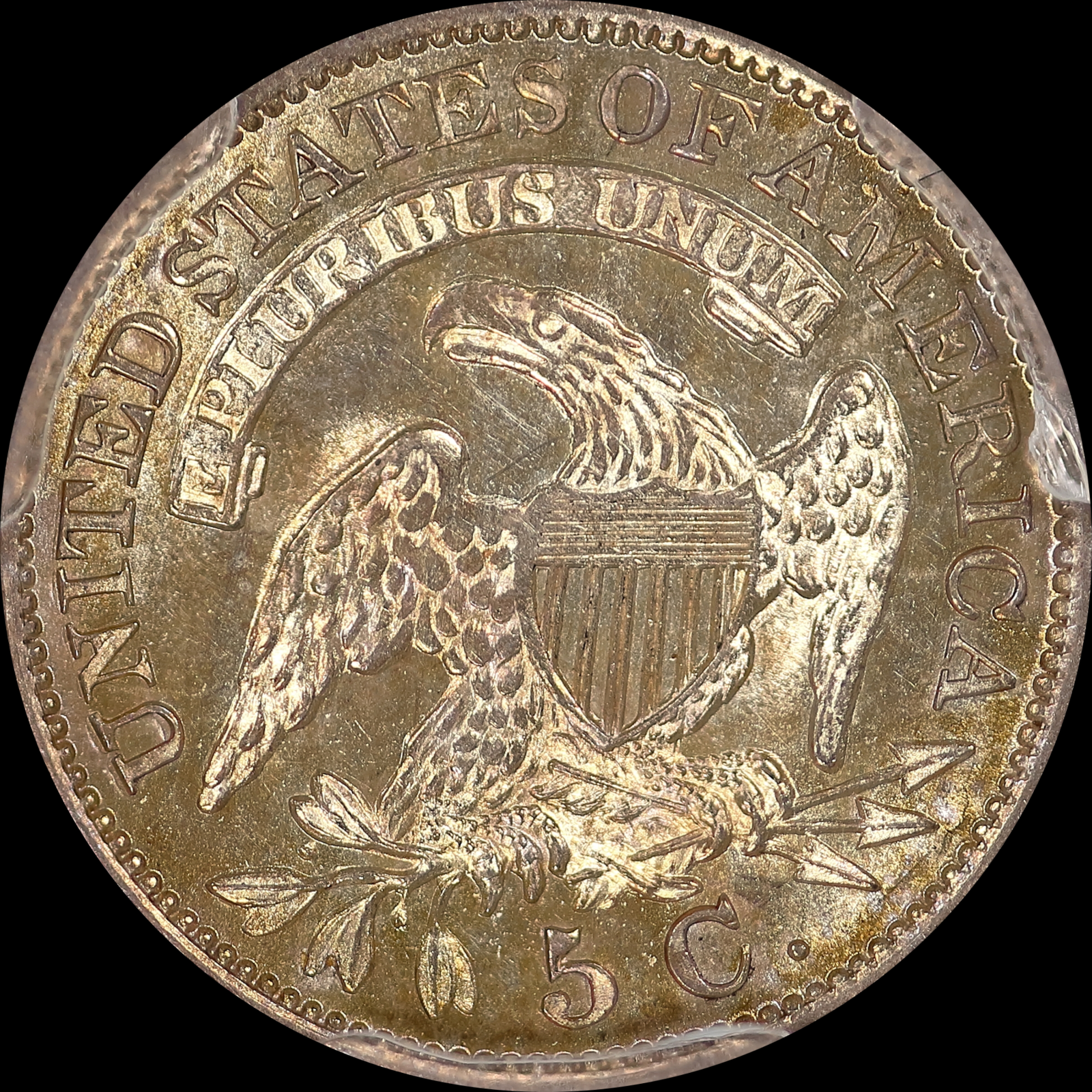 1829 LM-15.2 MS63 PCGS 2490790 Reverse