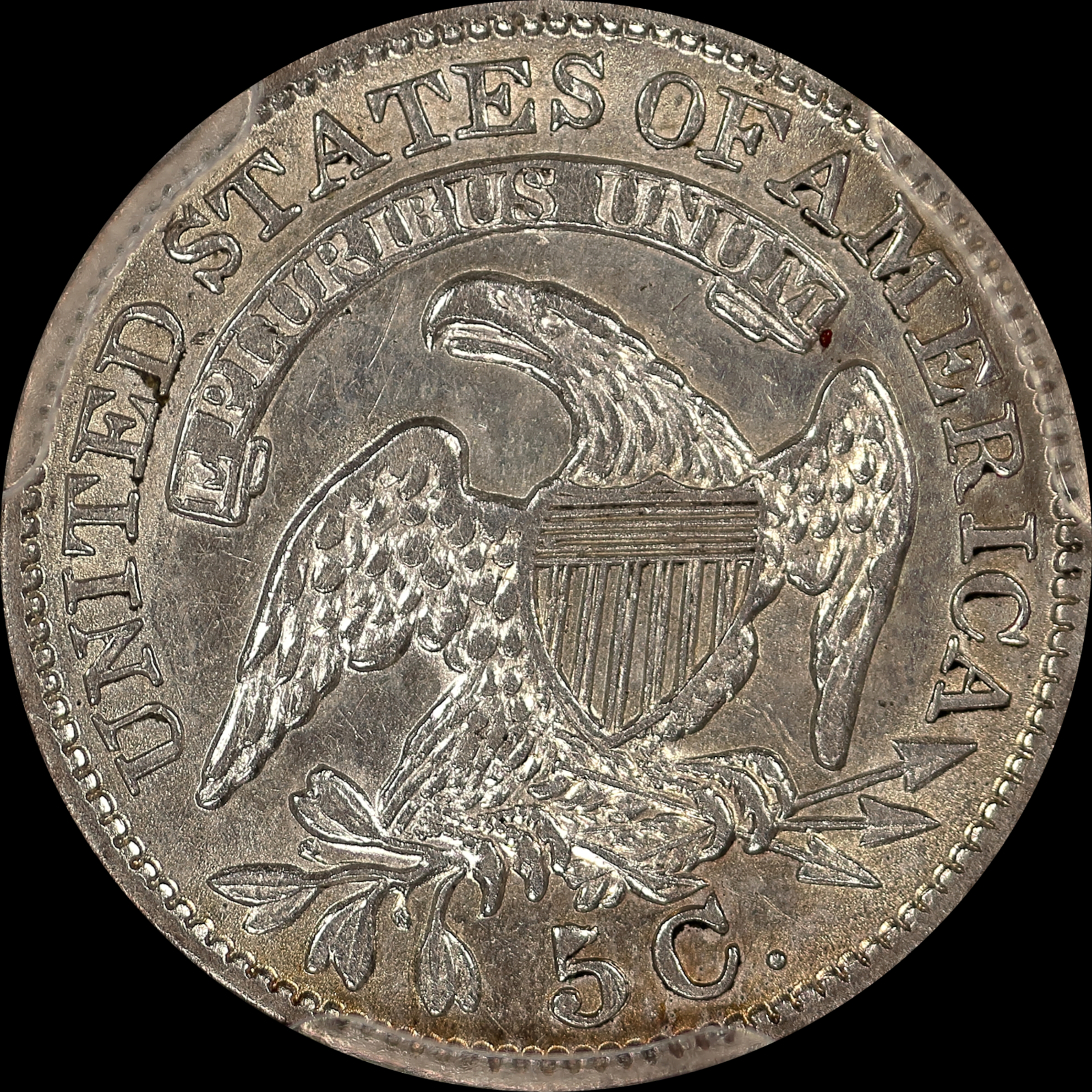 1829 LM-16.1 AU55 PCGS 37264614 Reverse