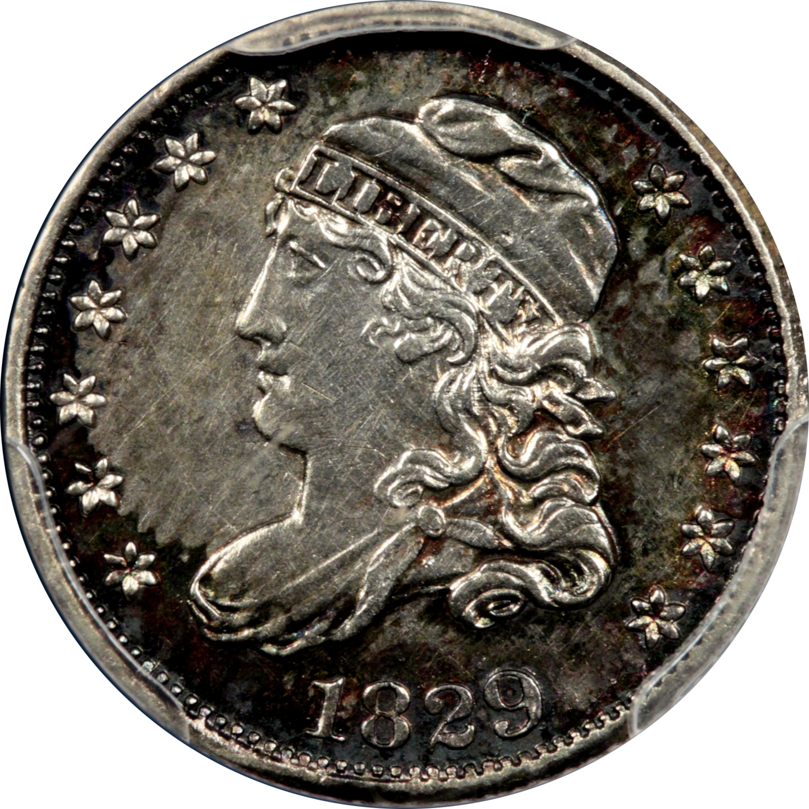 1829 LM-16.2 AU50 Details PCGS 34074088 Obverse
