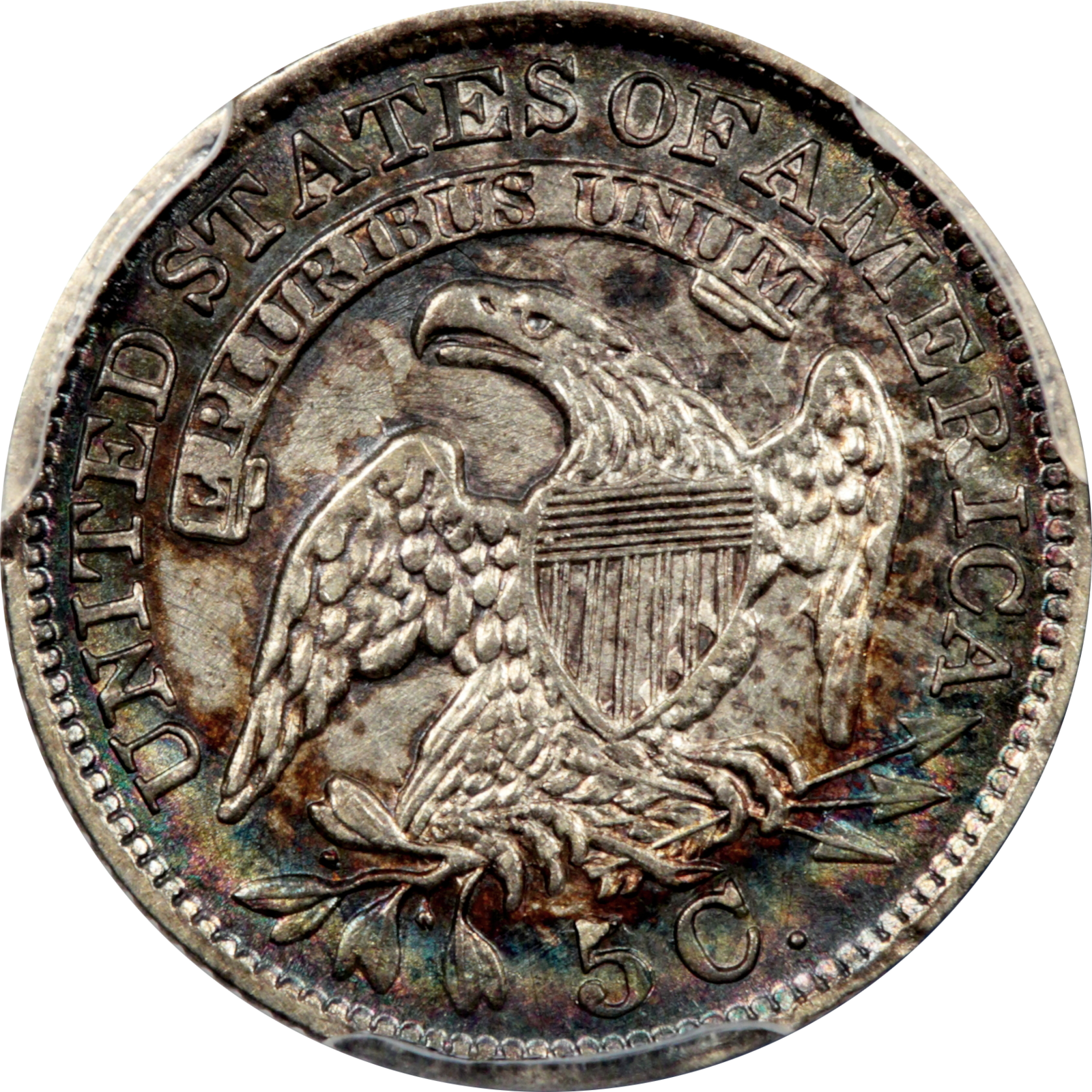 1829 LM-16.2 AU50 Details PCGS 34074088 Reverse