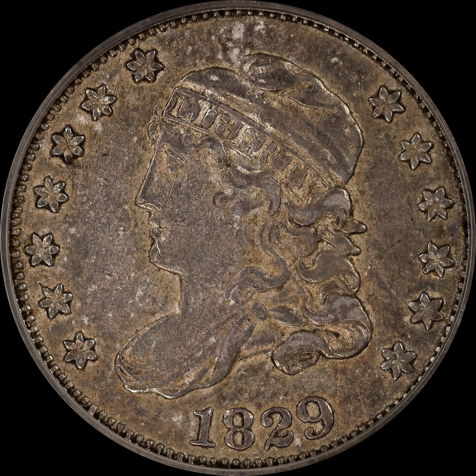 1829 LM-16.2 XF45 PCGS-CAC 12260691 Obverse