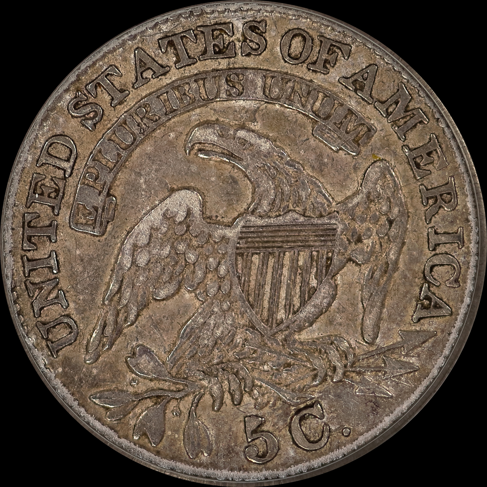 1829 LM-16.2 XF45 PCGS-CAC 12260691 Reverse