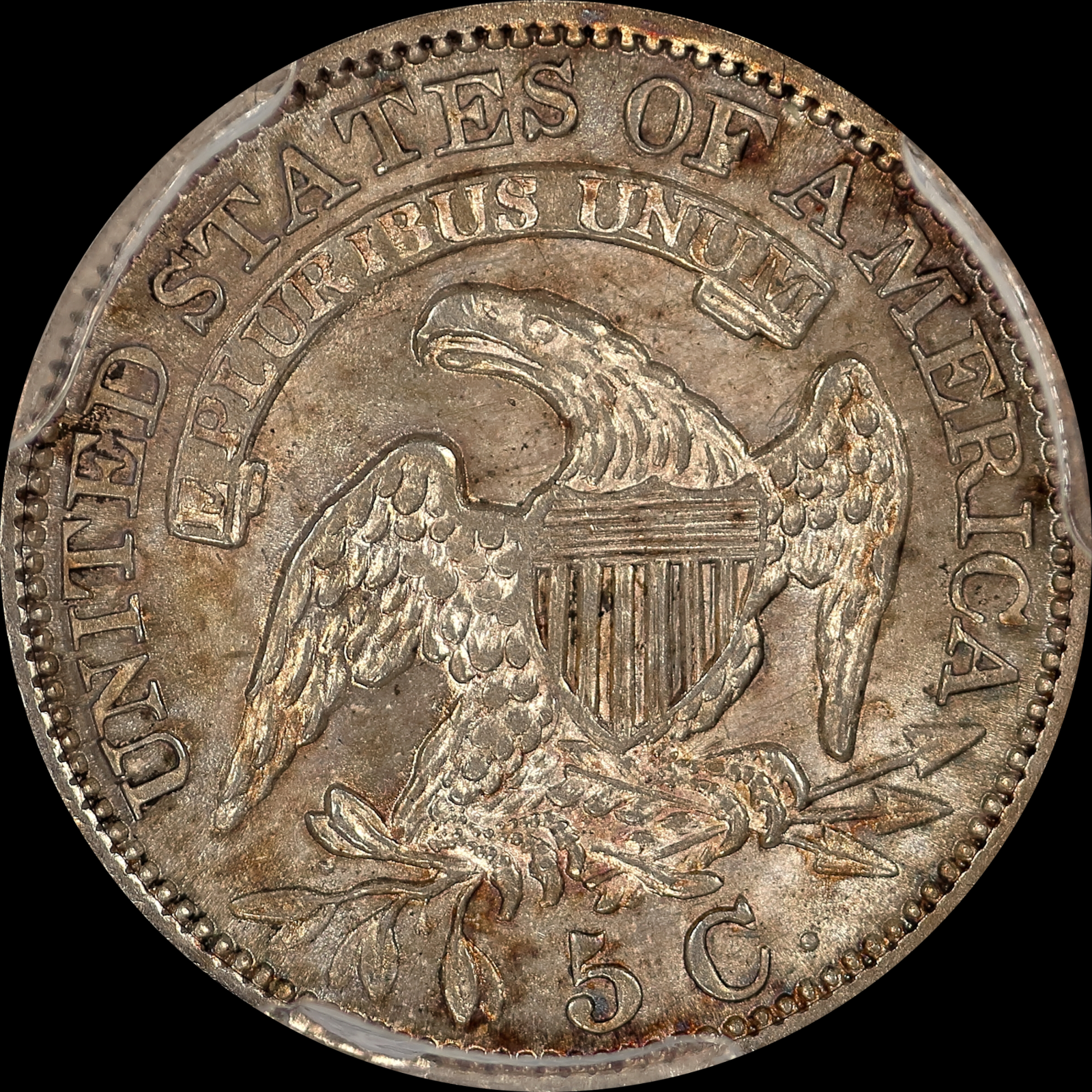 1829 LM-18 MS62 PCGS 30629677 Reverse