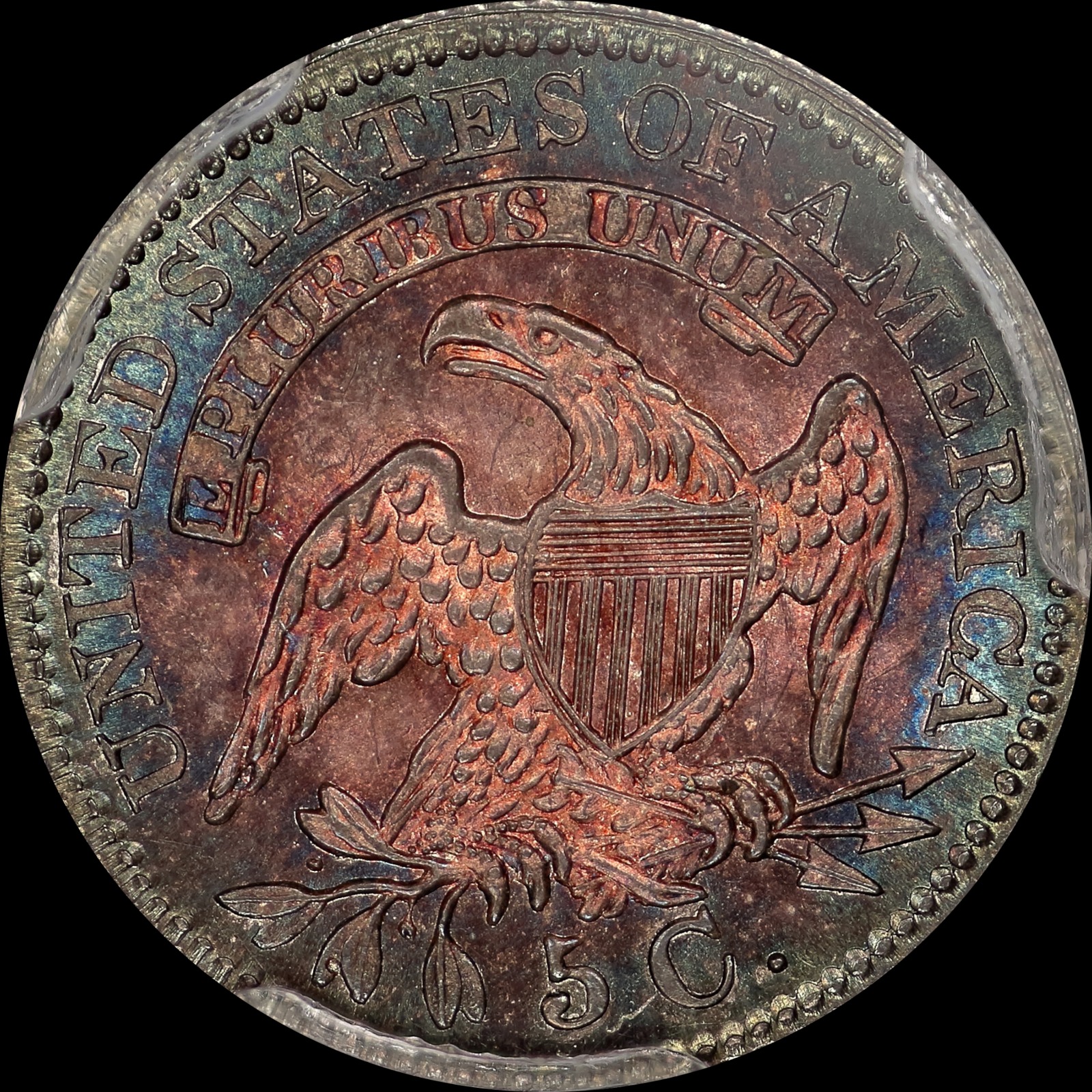 1829 LM-3 MS64 PCGS 27773537 Reverse