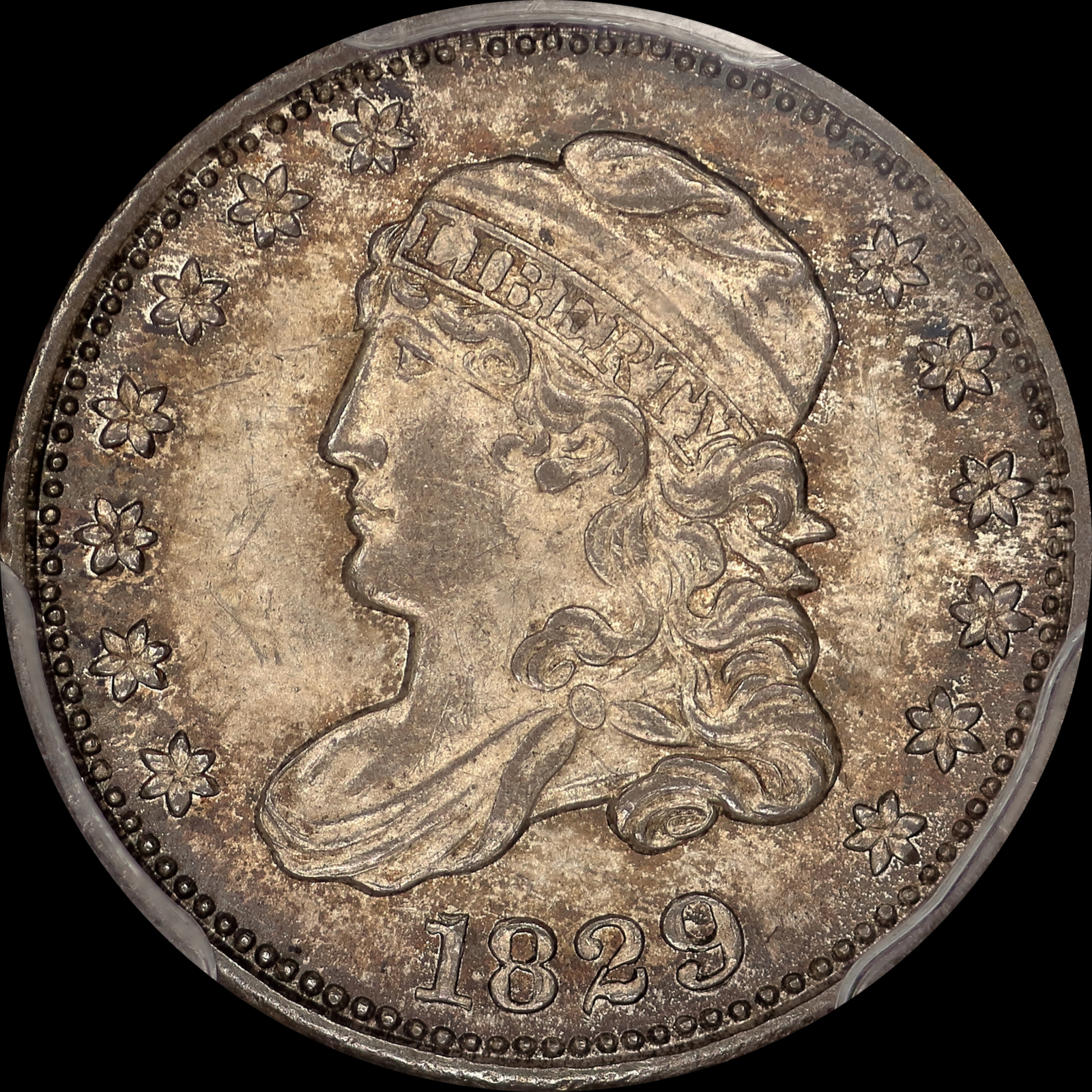 1829 LM-5 MS64 PCGS-CAC 25619153 Obverse