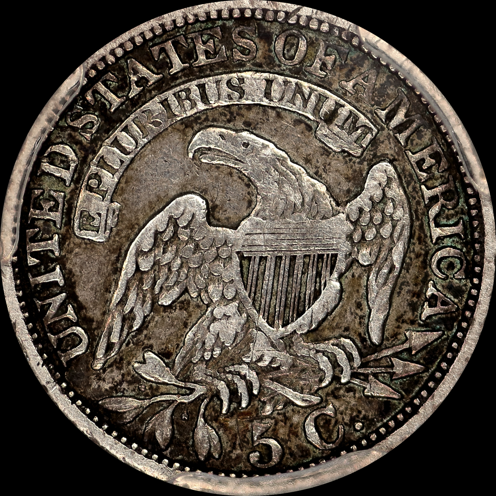1829 LM-6.1 VF25 PCGS 49022368 Reverse