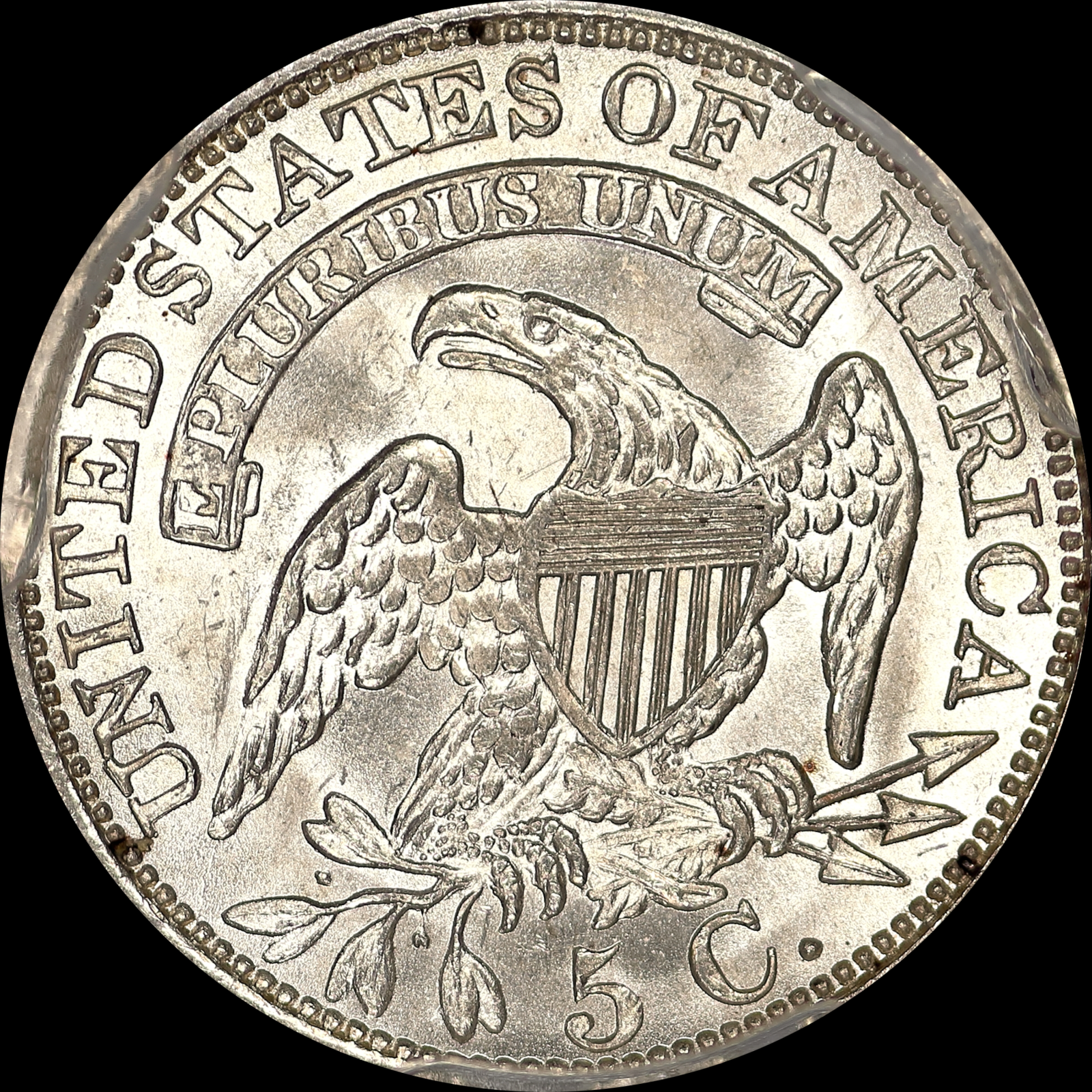 1829 LM-7.2 MS64 PCGS 42382424 Reverse