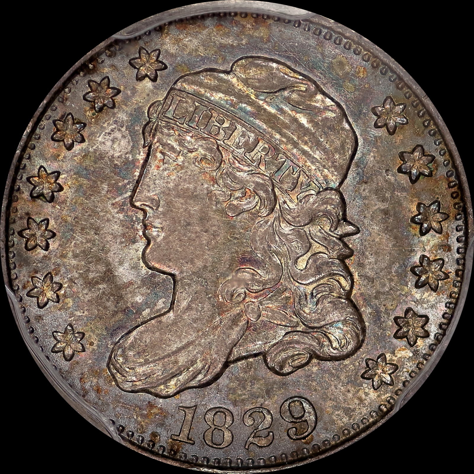 1829 LM-7.3 MS63 PCGS 28122661 Obverse