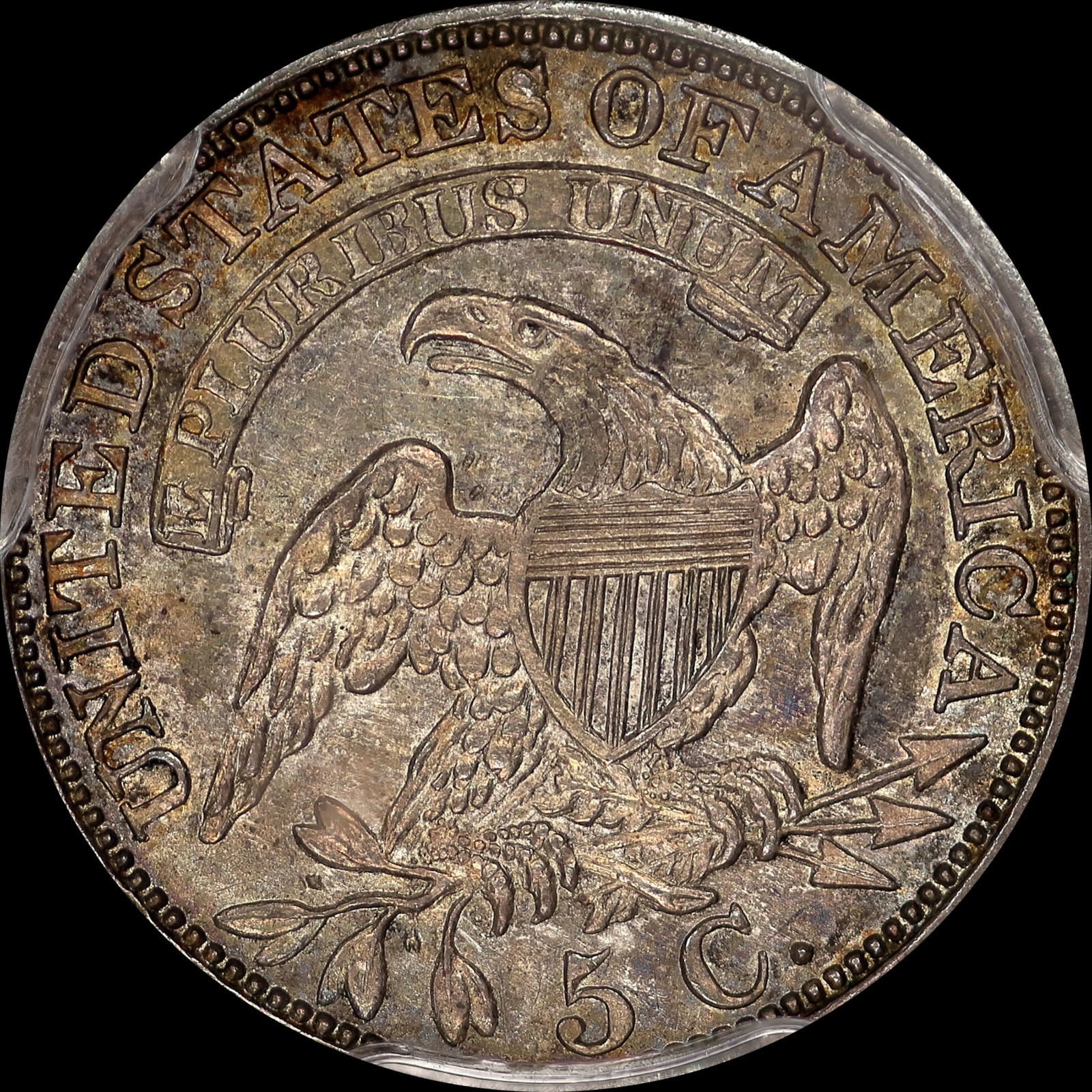 1829 LM-7.3 MS63 PCGS 28122661 Reverse