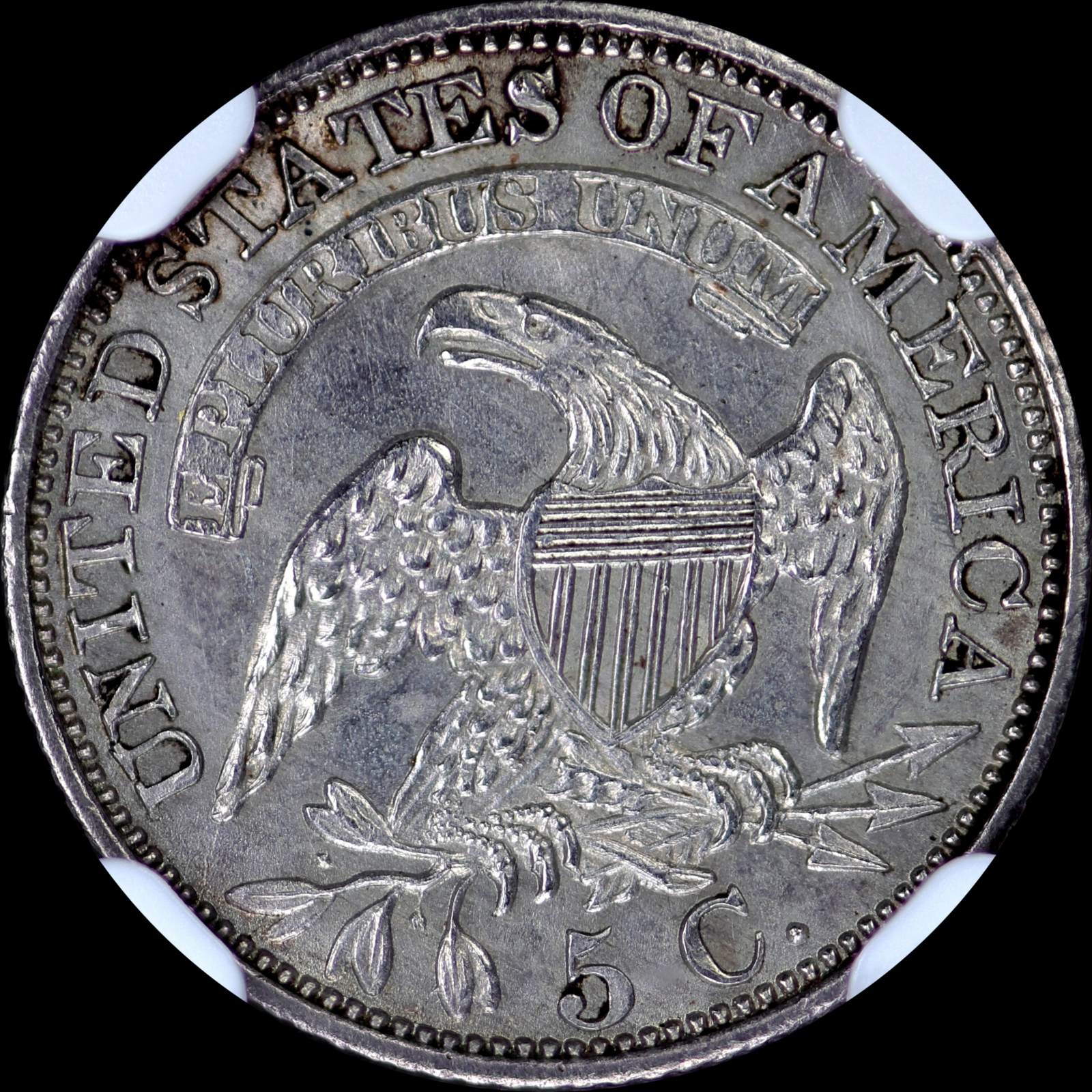 1829 LM-8 MS60 Details Cleaned PCGS 52028681 Reverse