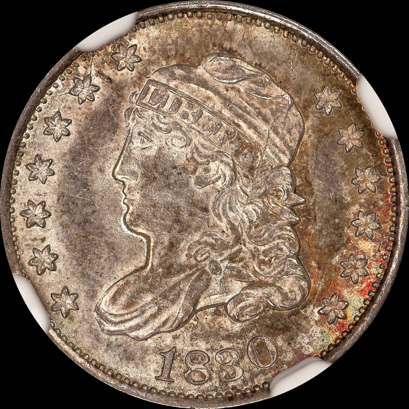 1830 LM-2 MS63 NGC-CAC 3815223-001 Obverse