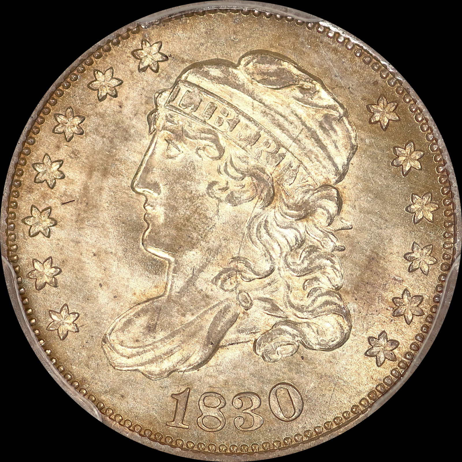 1830 LM-3 MS65 PCGS-CAC 5440714 Obverse