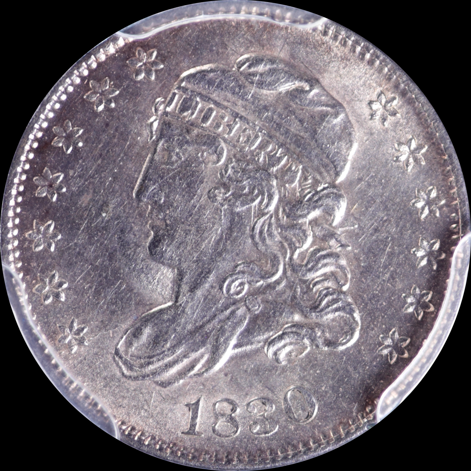 1830 LM-4.1 MS62 PCGS-CAC 43869846 Obverse