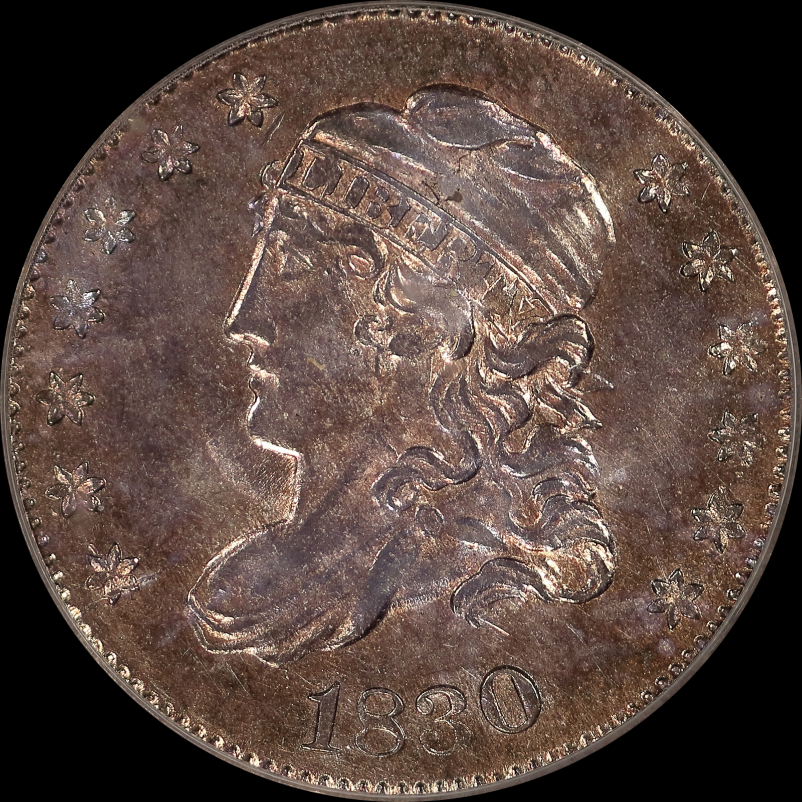 1830 LM-4.2 PCGS AU58 Plate 13730281 Obverse