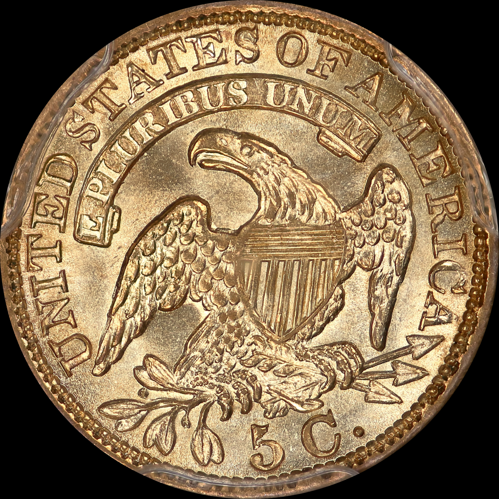 1831 LM-1.1 MS65 PCGS-CAC 27278316 Reverse