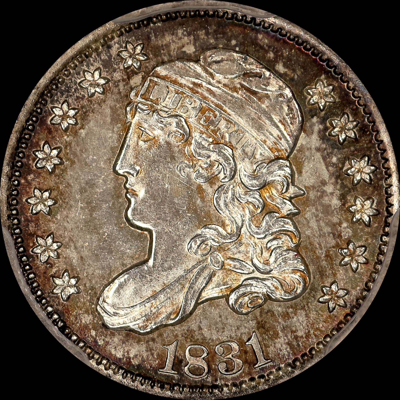 1831 LM-1.3 MS62 PCGS-CAC 44784666 Obverse
